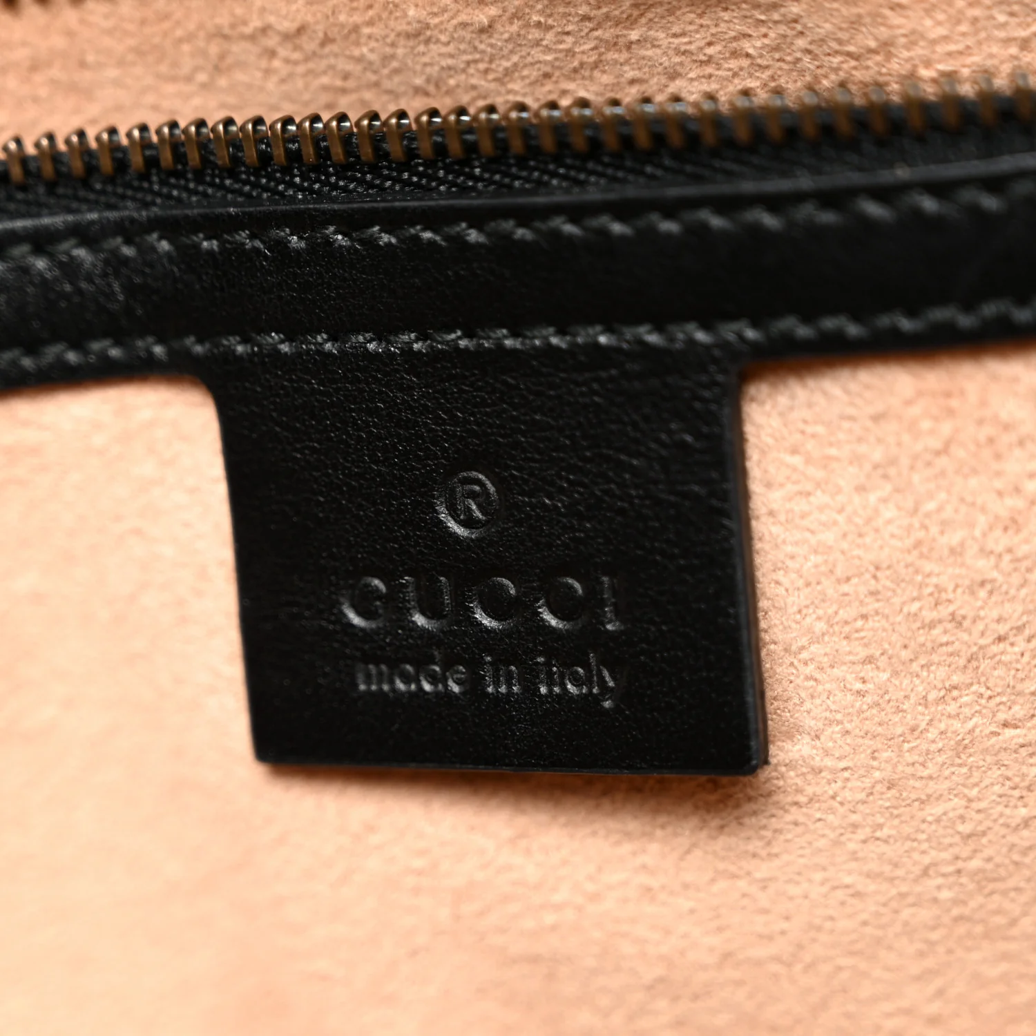 Calfskin Matelasse Small GG Marmont Shoulder Bag Black - Top Club