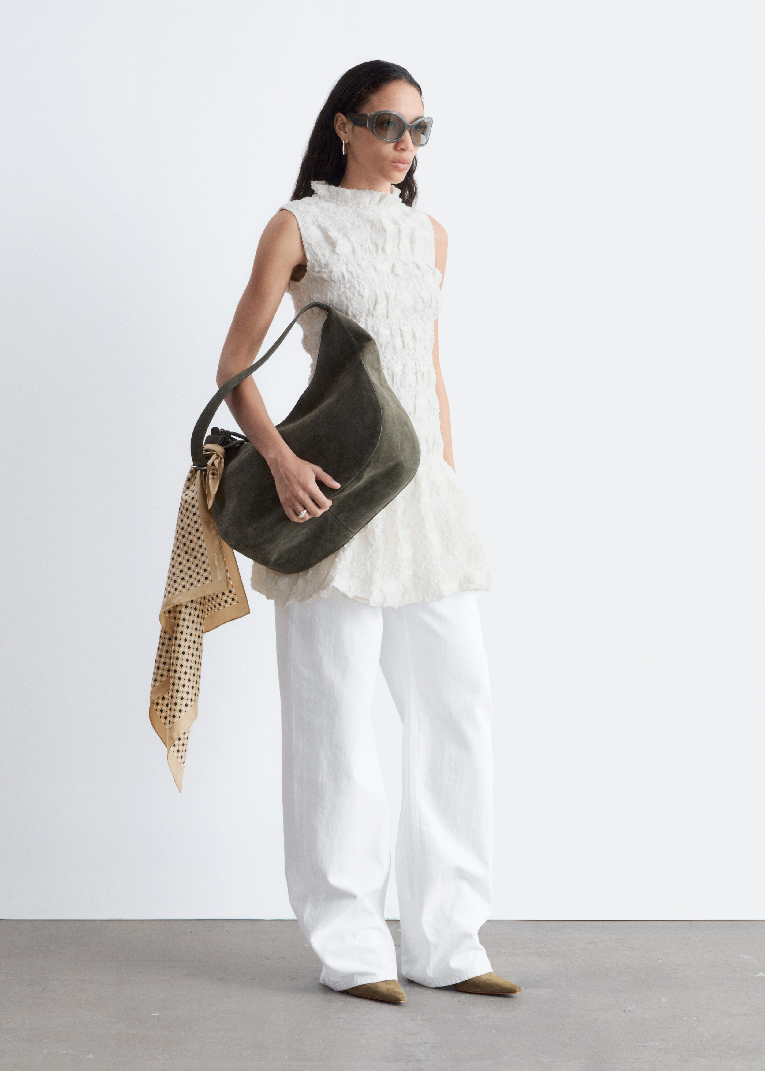 & Other Stories SMOCK MINI DRESS