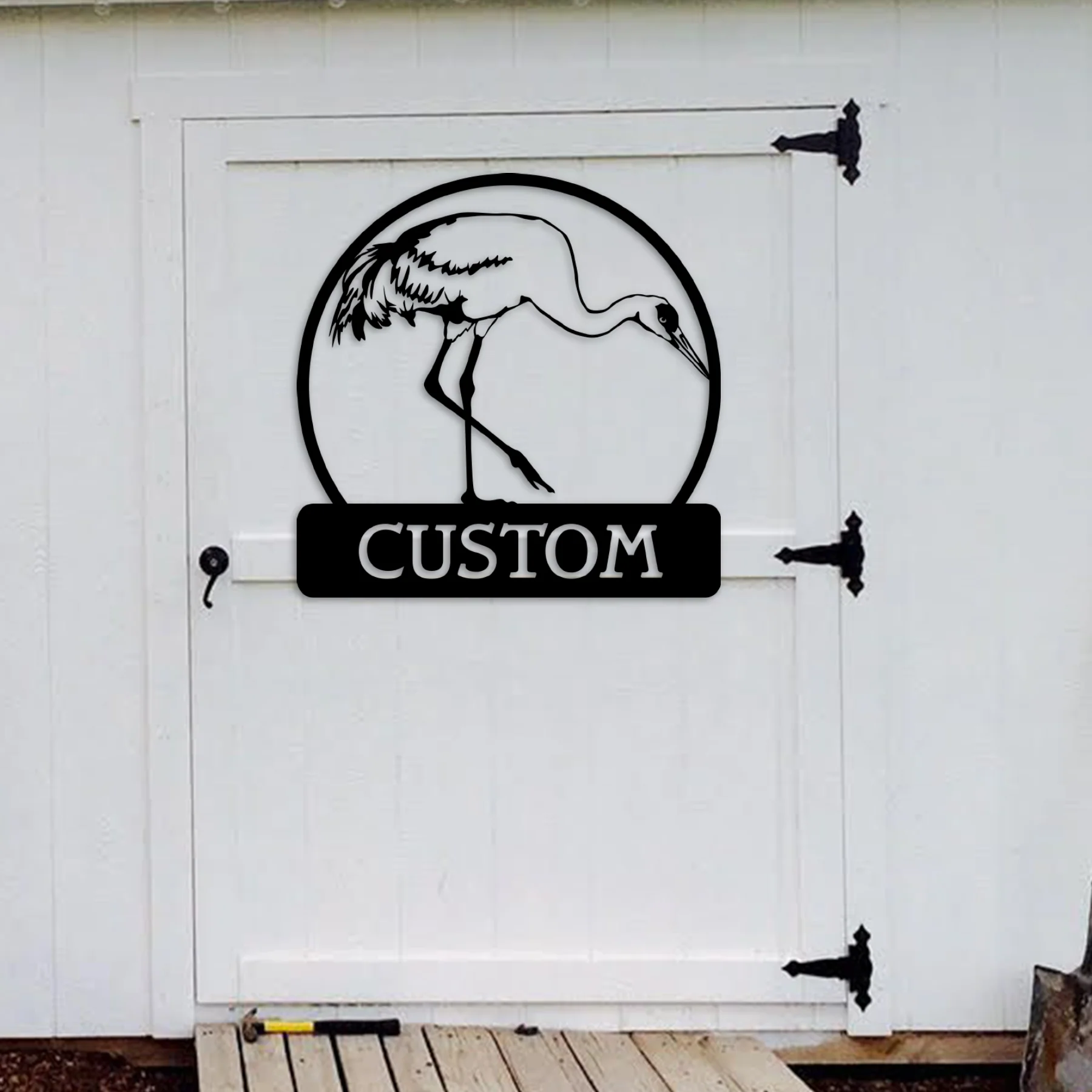 Custom Sandhill Crane Metal Wall Decor - Alvarez Pro Painting LLC