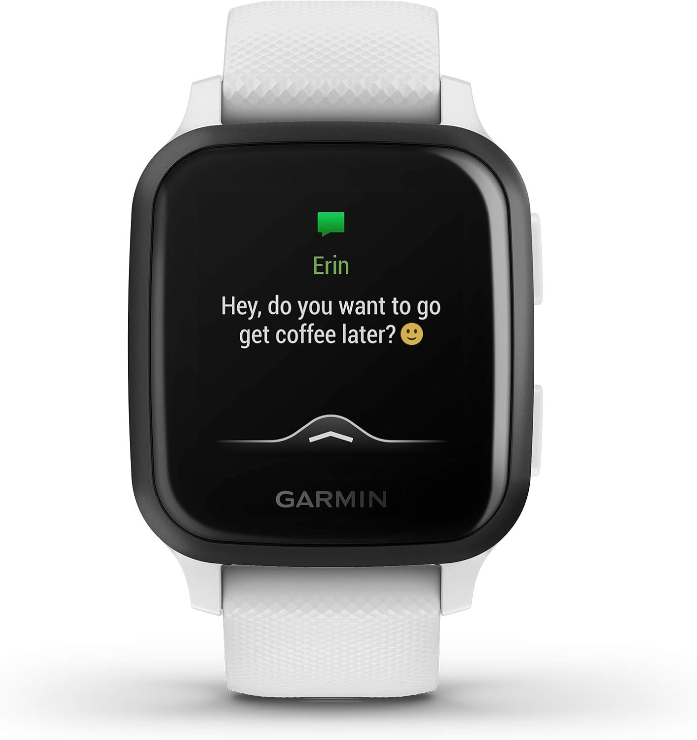 Venu Sq Music Amazon Exclusive, Smartwatch GPS Sport con Lettore Musicale, Bianco (Bianco/Ardesia)