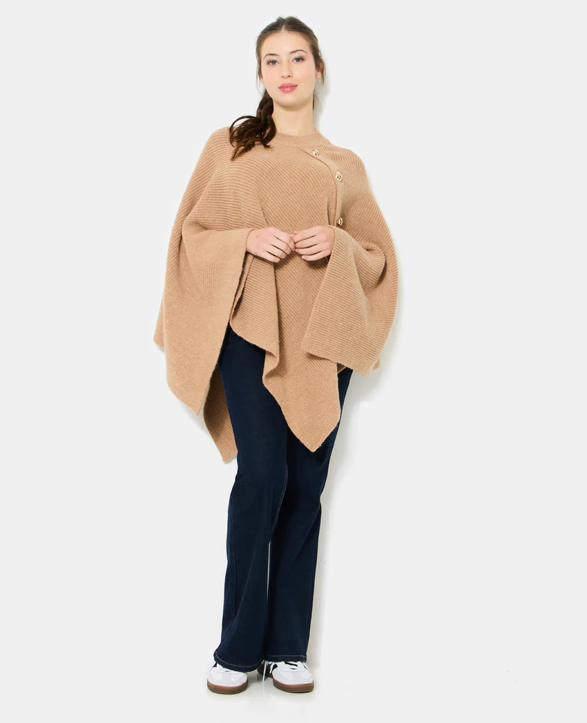 Pimkie Cape en tricot avec détail boutons