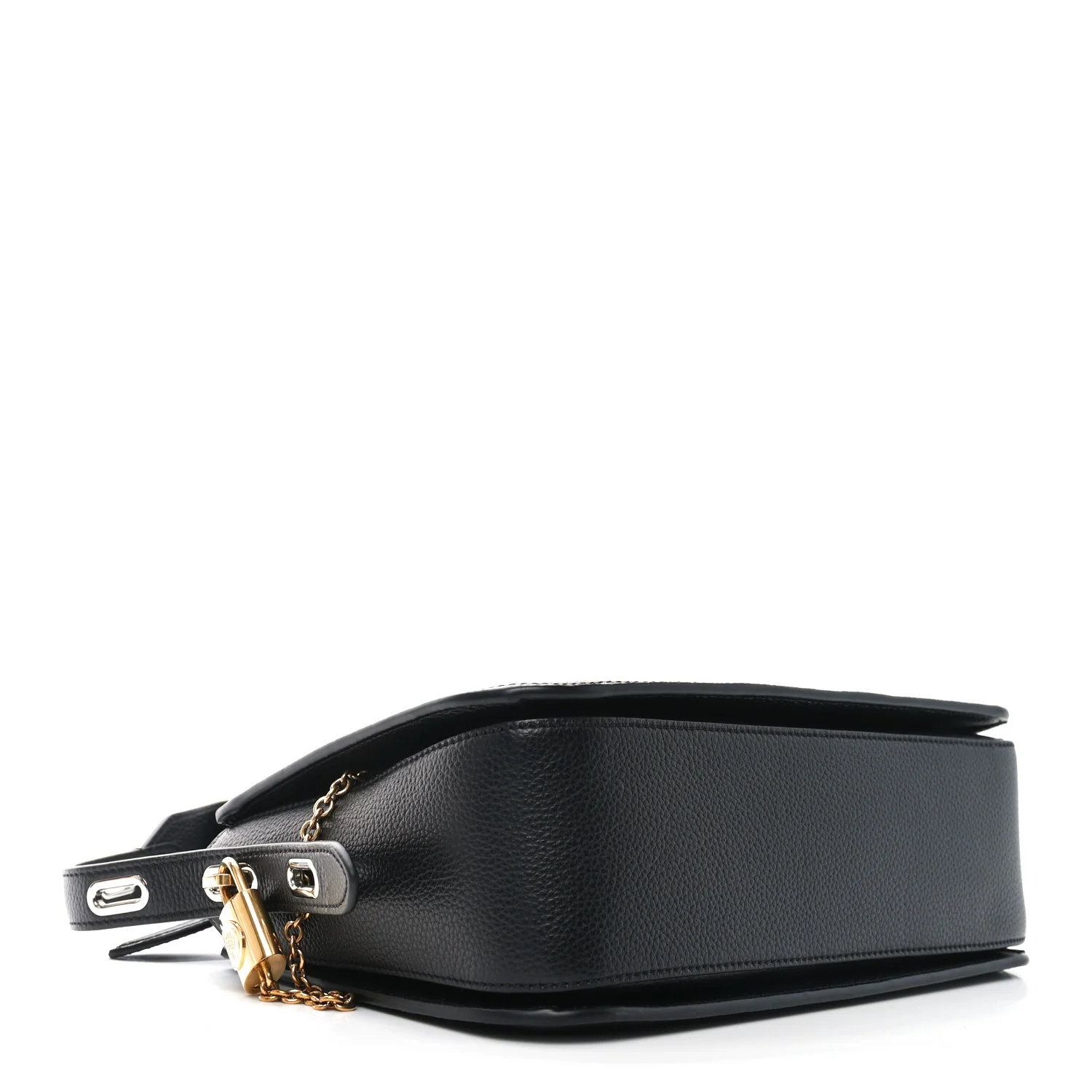 Small Classic Grain Billie Crossbody Bag Black - Top Club