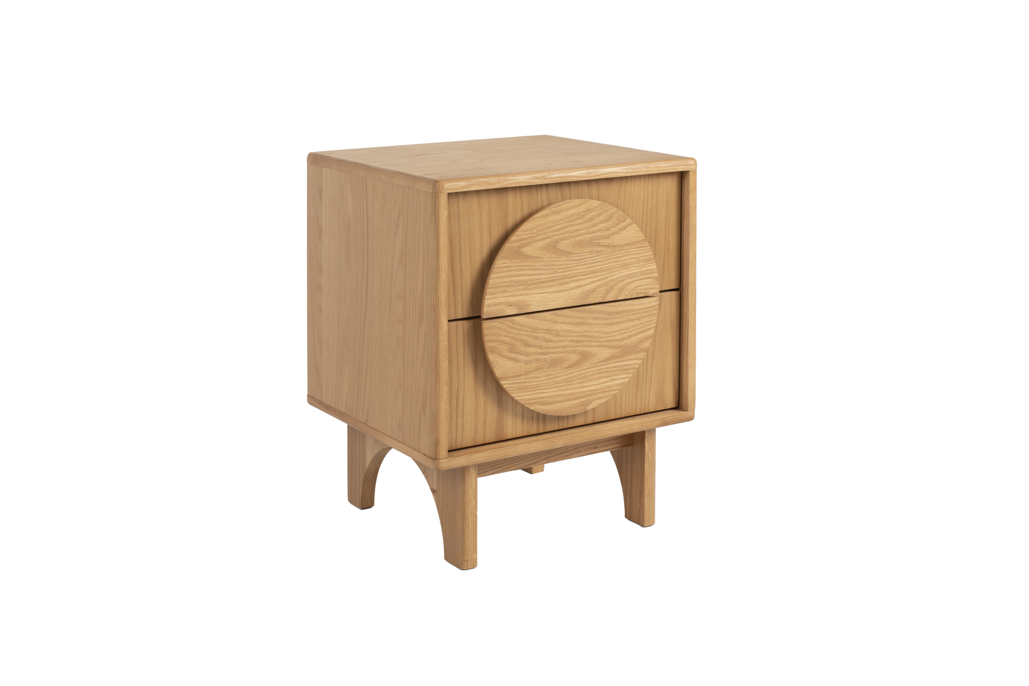 Bijzettafel / Nachtkastje GROOVE naturel eiken