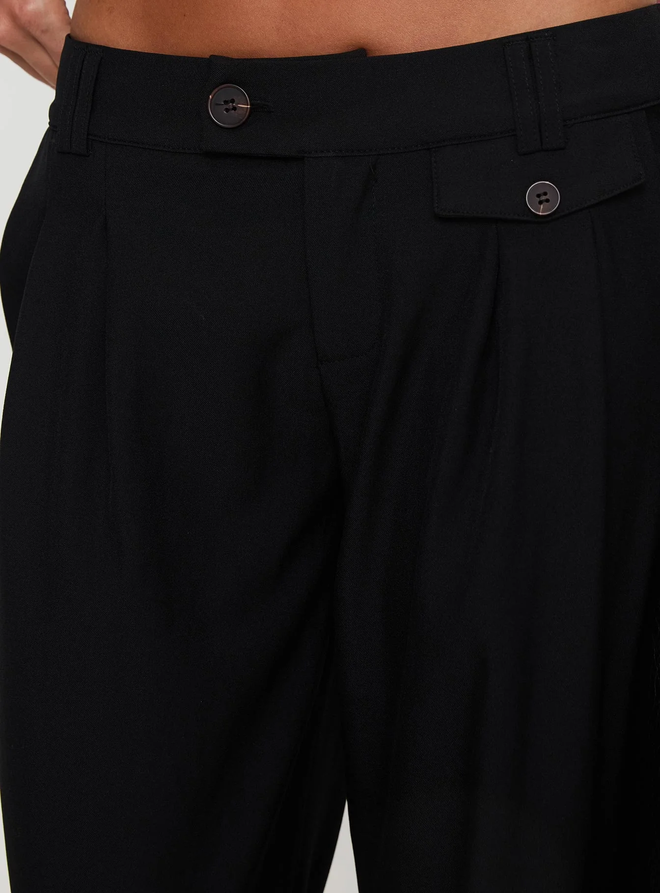 Sallon Low Rise Pants Black
