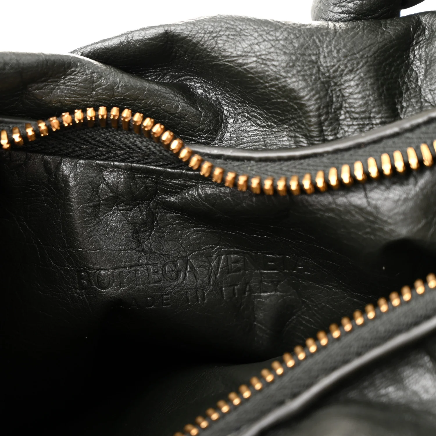 Calfskin Foulard Shoulder Bag Dark Green - Top Club