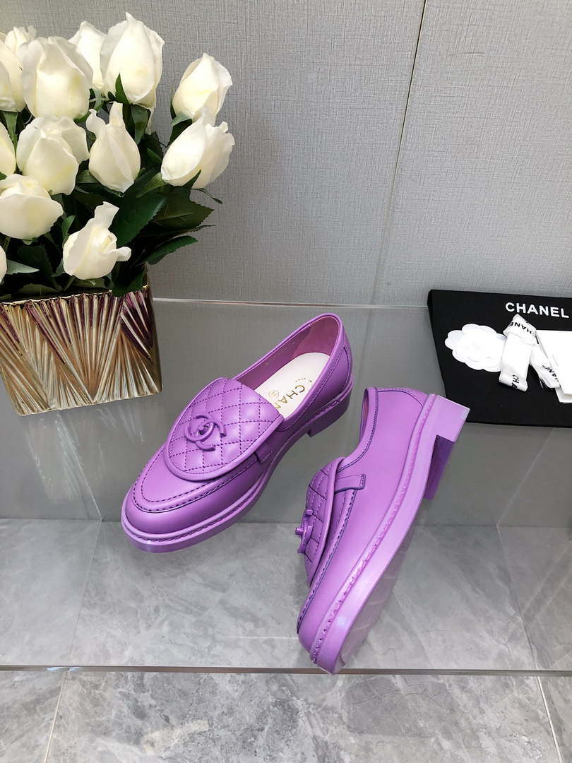 Chanel Women's G45474 Fashion Loafers Moccasins Lambskin C90403 - Sneaker Replica Workshop