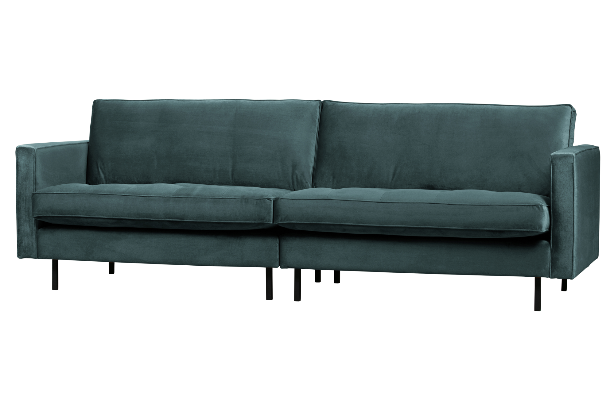 BePureHome 3-zitsbank Rodeo Classic velvet Rodeo Classic Bank 3-zits Velvet - Teal