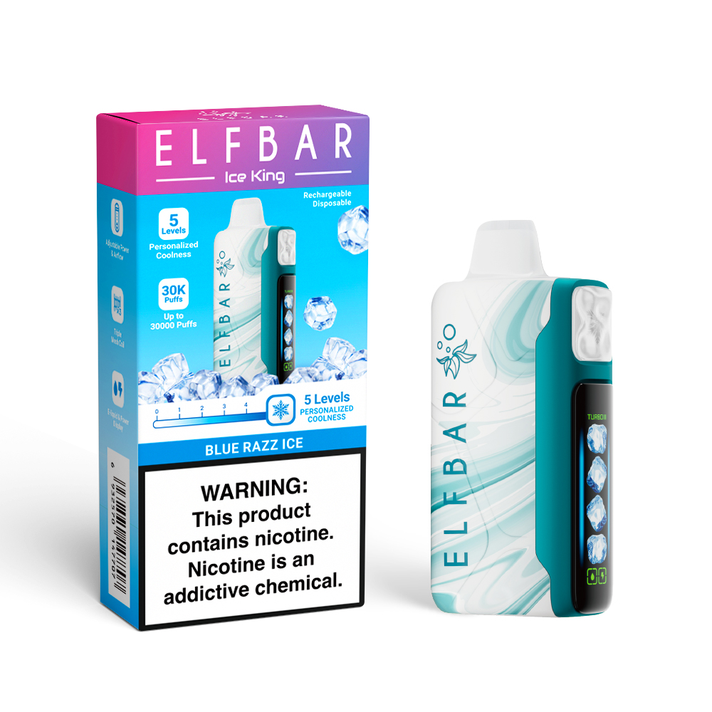 ELF BAR ICE KING 30K ładowalny jednorazowy e-papieros (wszystkie smaki)