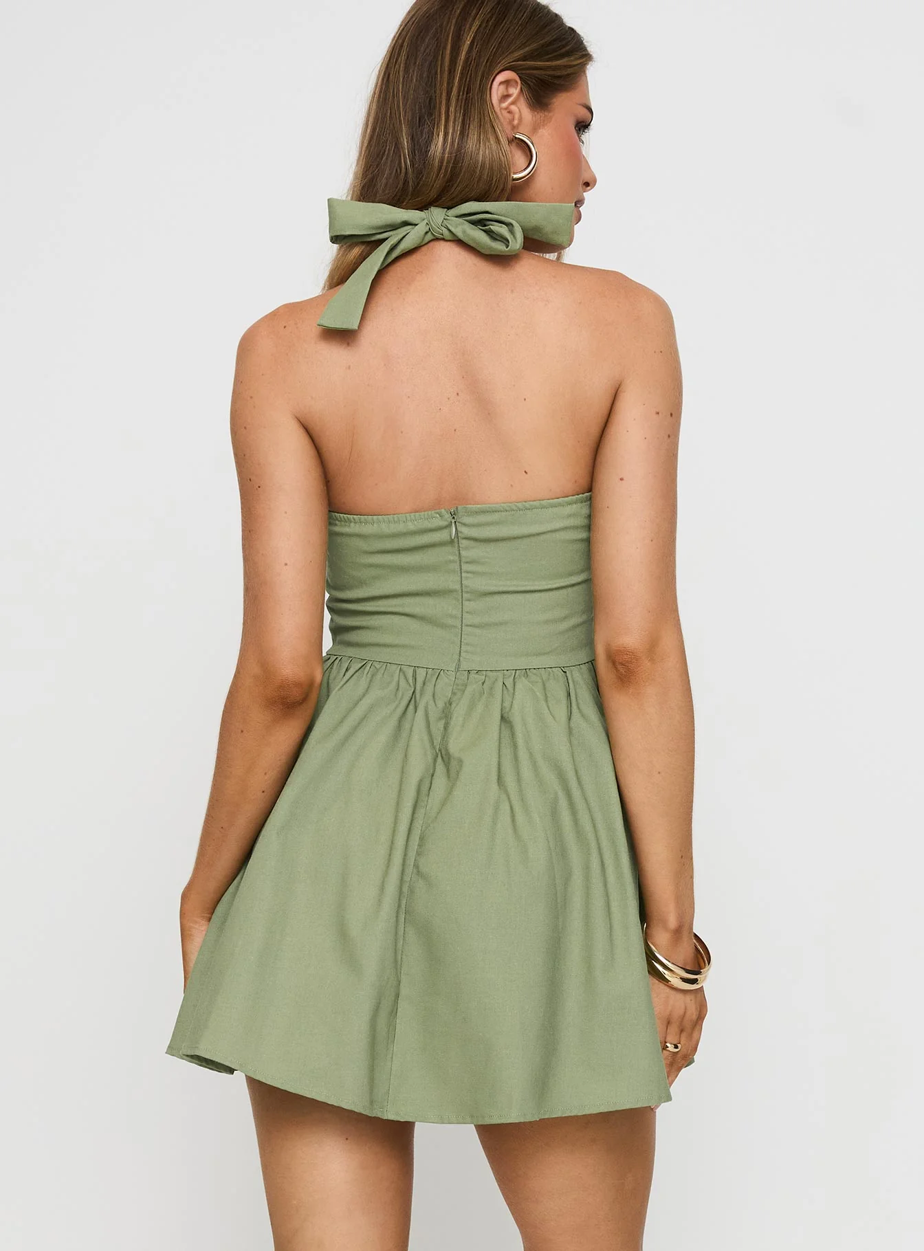 Lyle Mini Dress Sage
