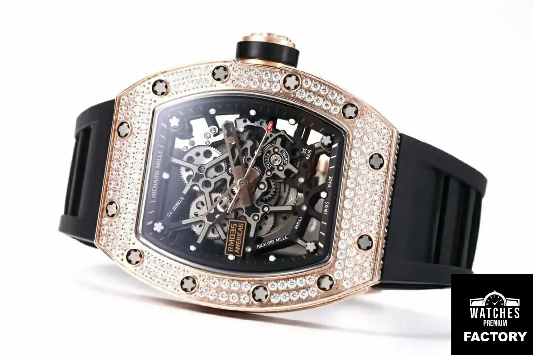 Richard Mille RM035 Americas KV Factory Diamond-Set Bezel