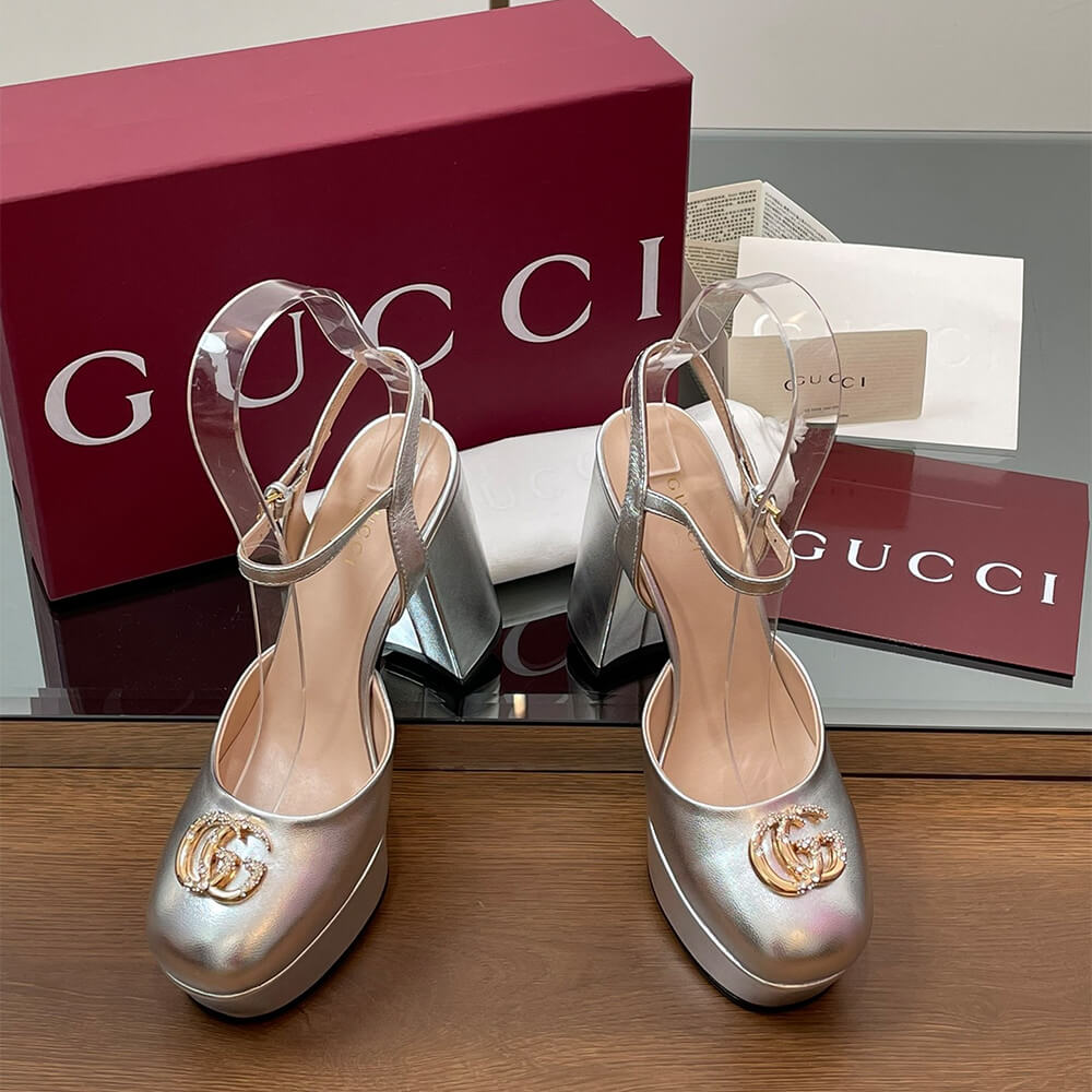 GUCCI Women s platform pump with Double G - Top Club