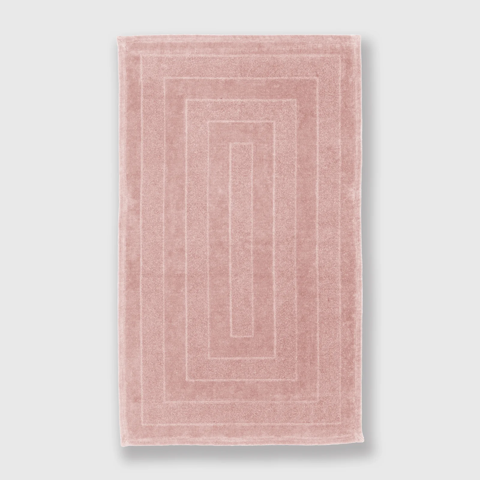 Tappeto D'Arredo In Cotone Fyber 58X90 Salmone Carrara Fyber