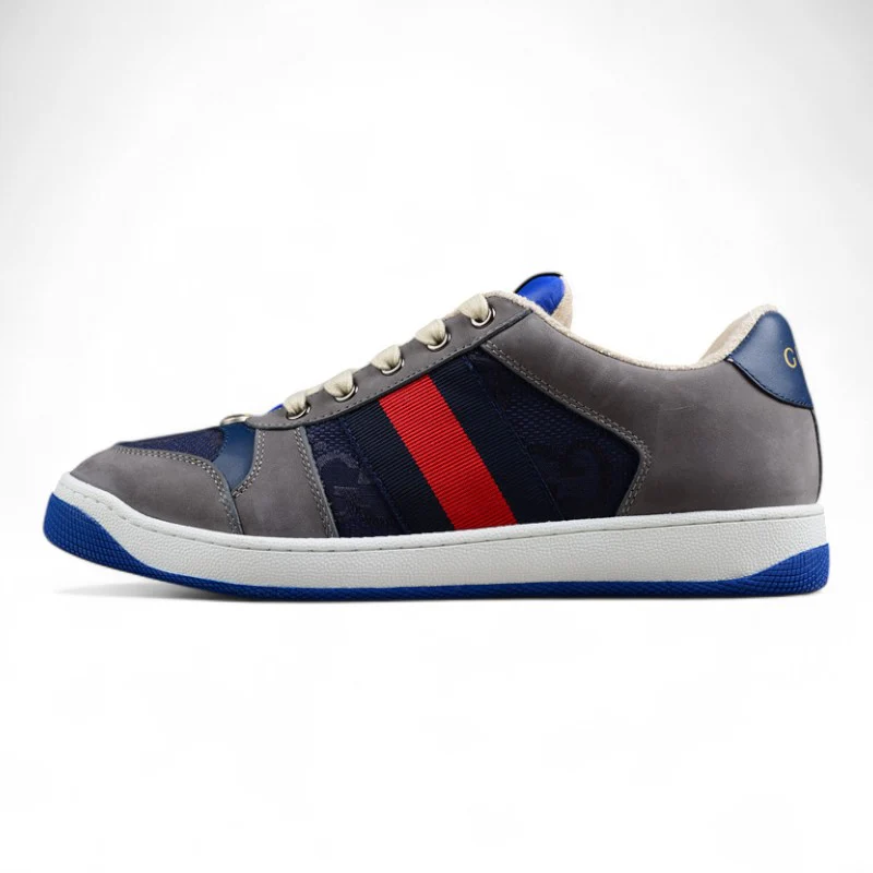 Gucci GG Screener 'Grey Navy' - Sneaker Replica Workshop