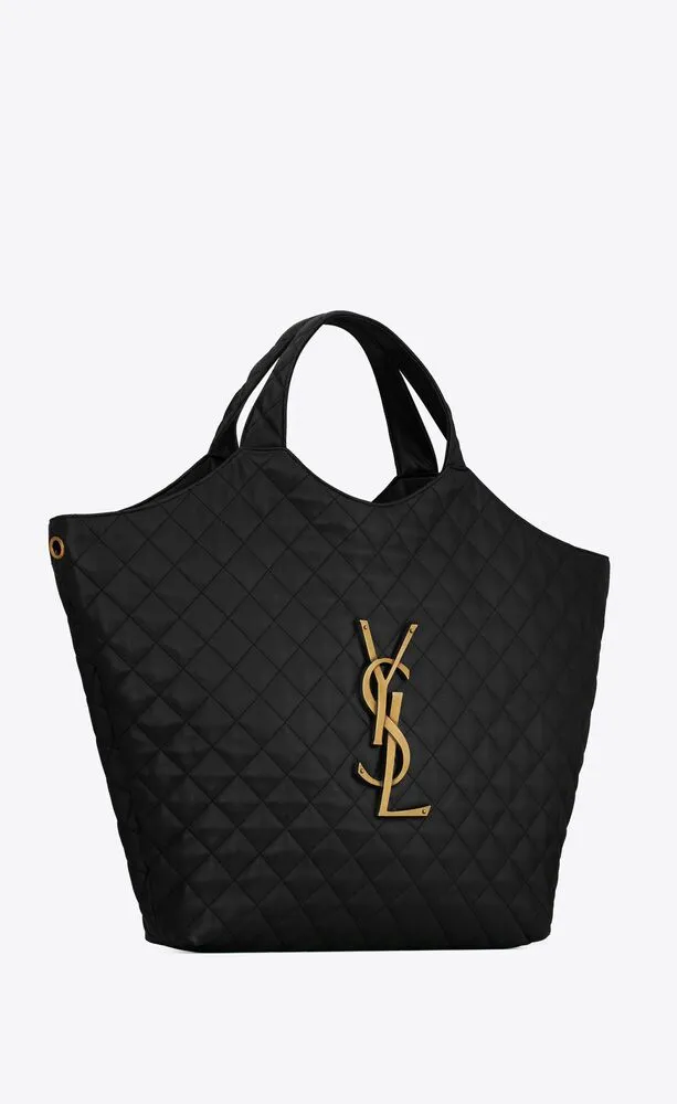 Y Icare Maxi Shopping Bag - Black - Top Club