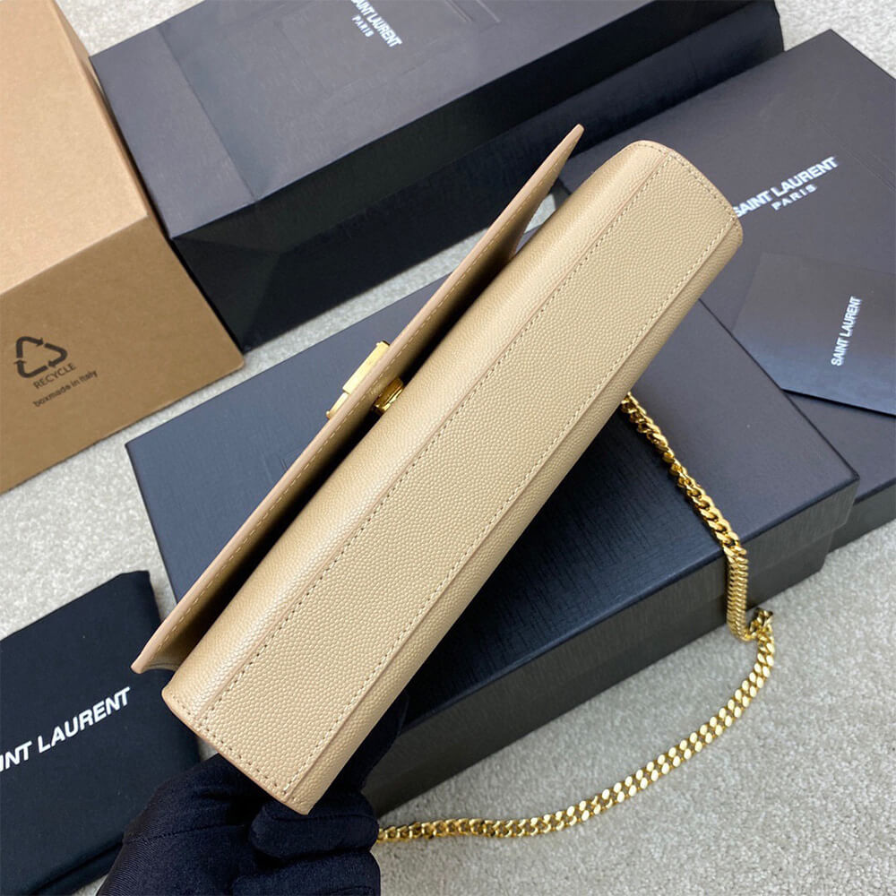 YSL kate medium in grain de poudre embossed leather - Top Club