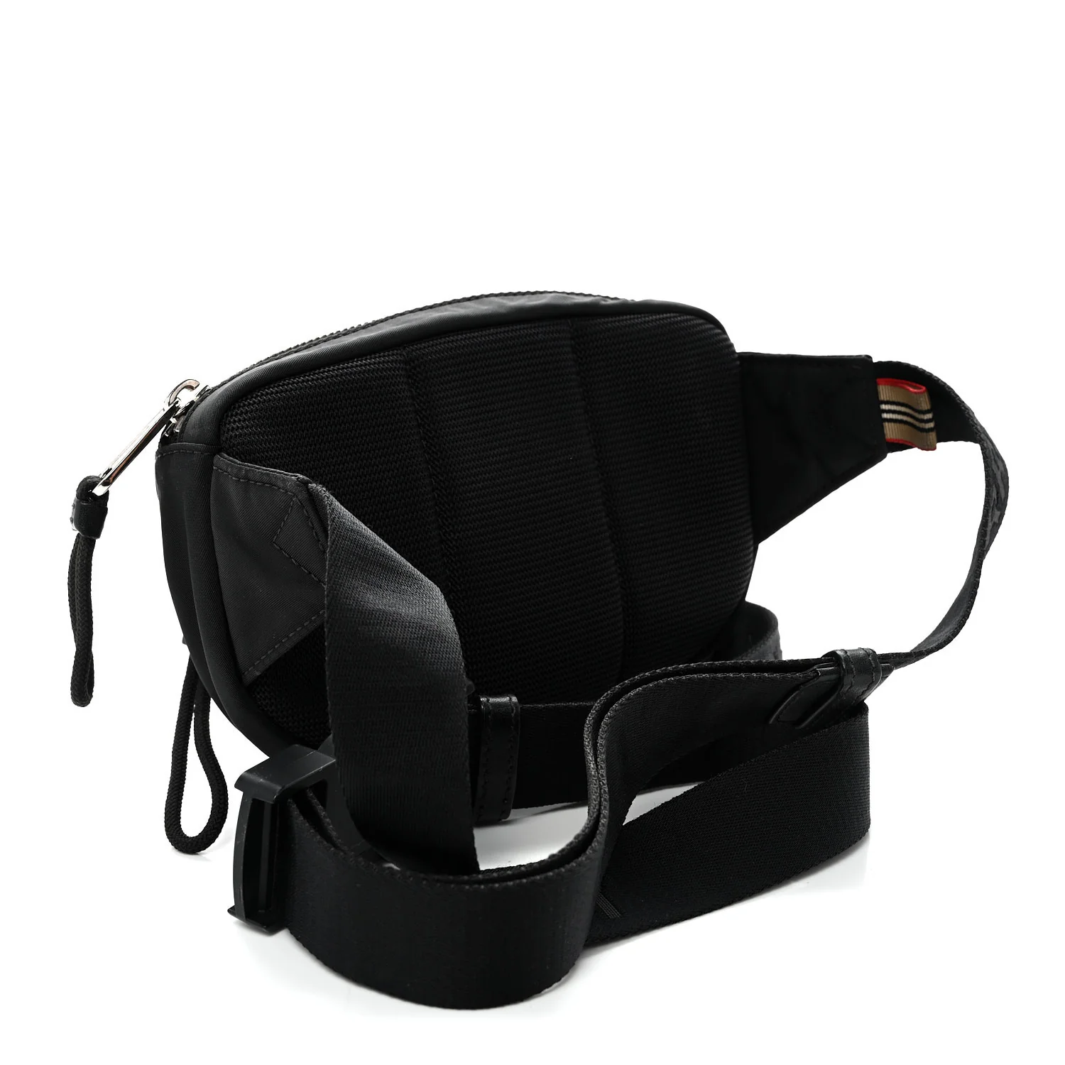 Econyl Logo Print Small Cannon Bum Bag Black - Top Club