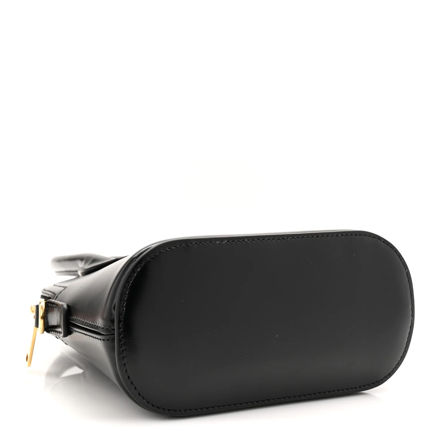 Shiny Calfskin Mini Honorine Bag Black - Top Club