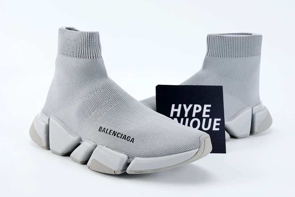 Balenciaga Wmns Speed 2.0 Sneaker  Grey  Replica - Sneaker Replica Workshop
