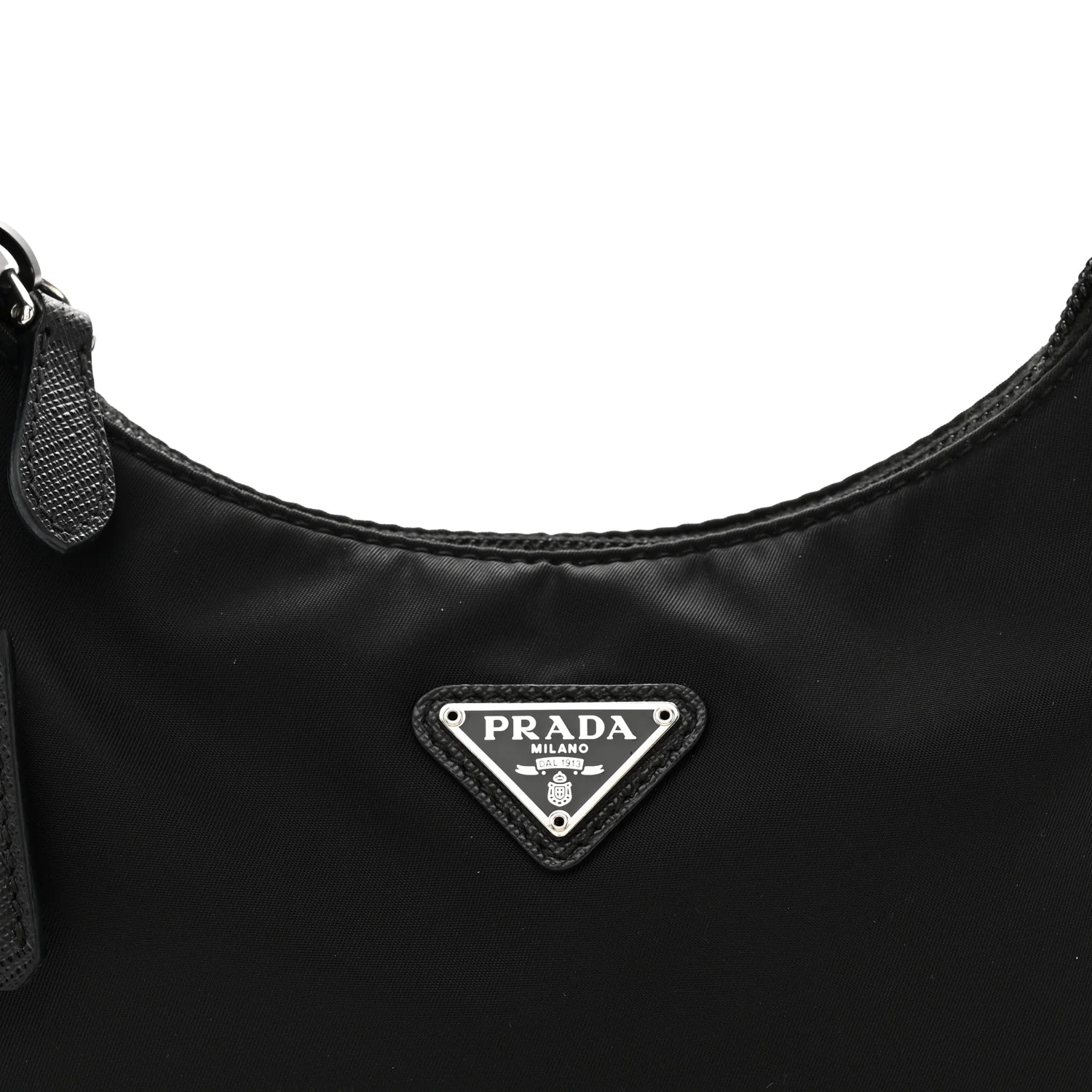 Tessuto Nylon Mini Re-Edition 2000 Bag Black - Top Club