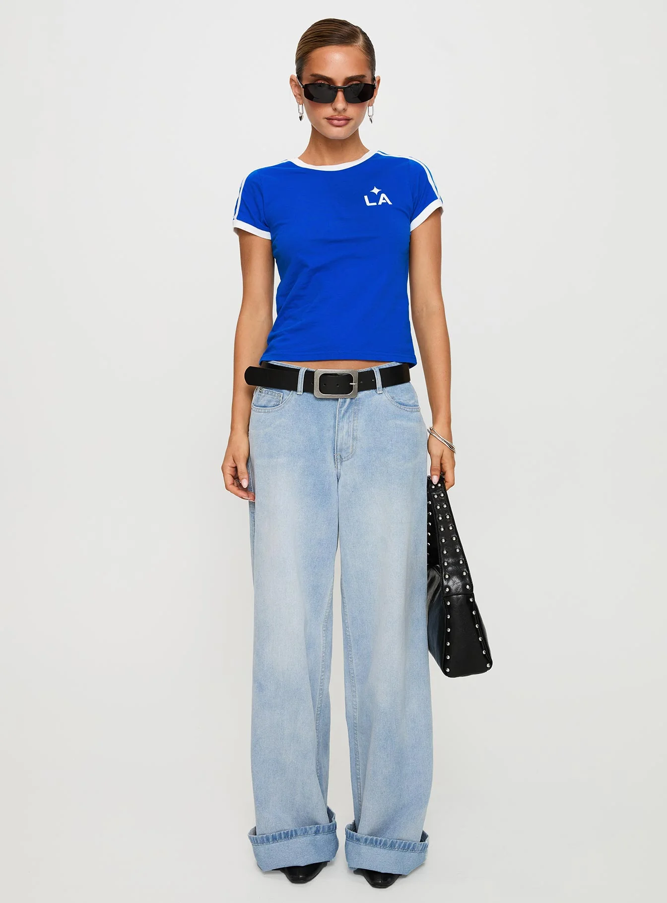 La Galaxy Logo Top Blue