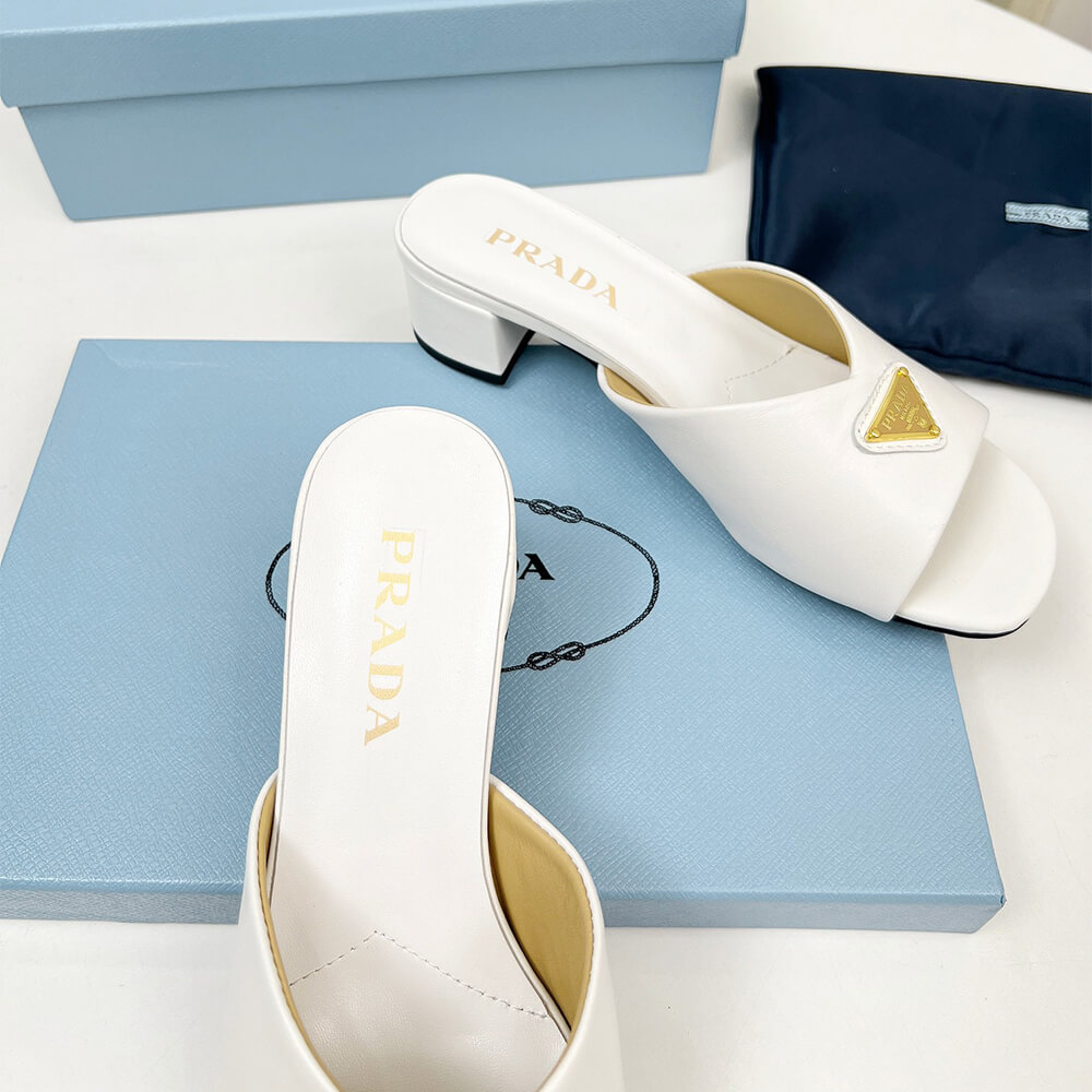 Prada Padded nappa leather sandals - Top Club