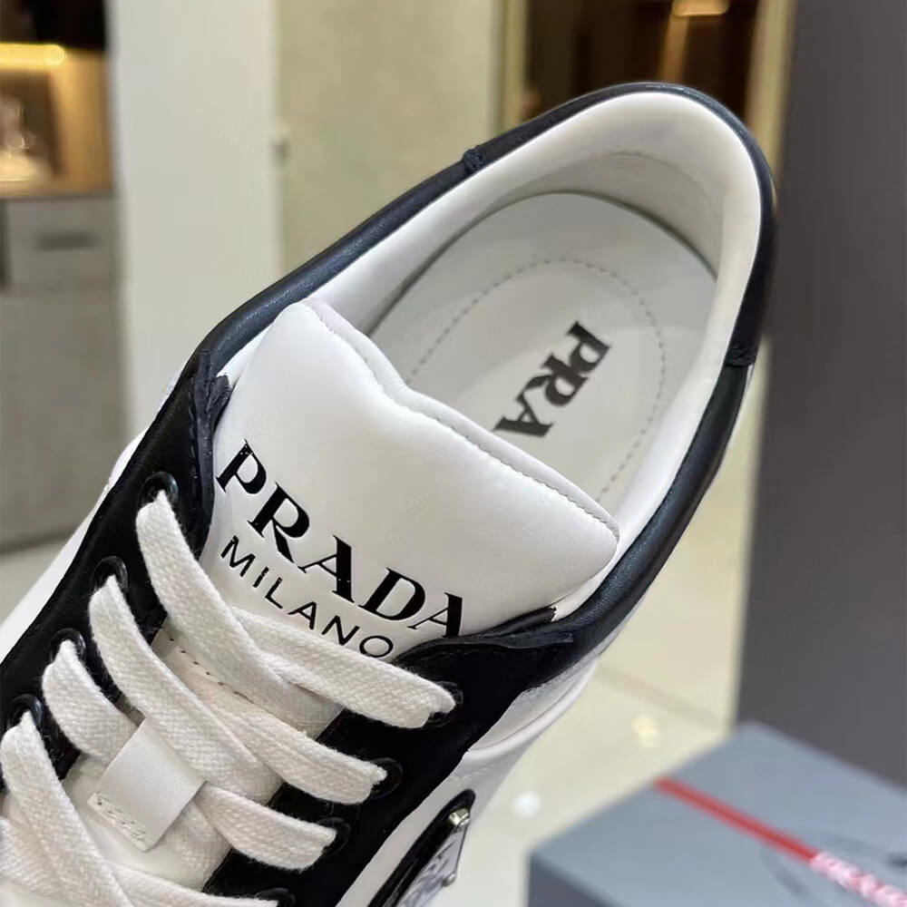 Prada Downtown nappa leather sneakers - Top Club