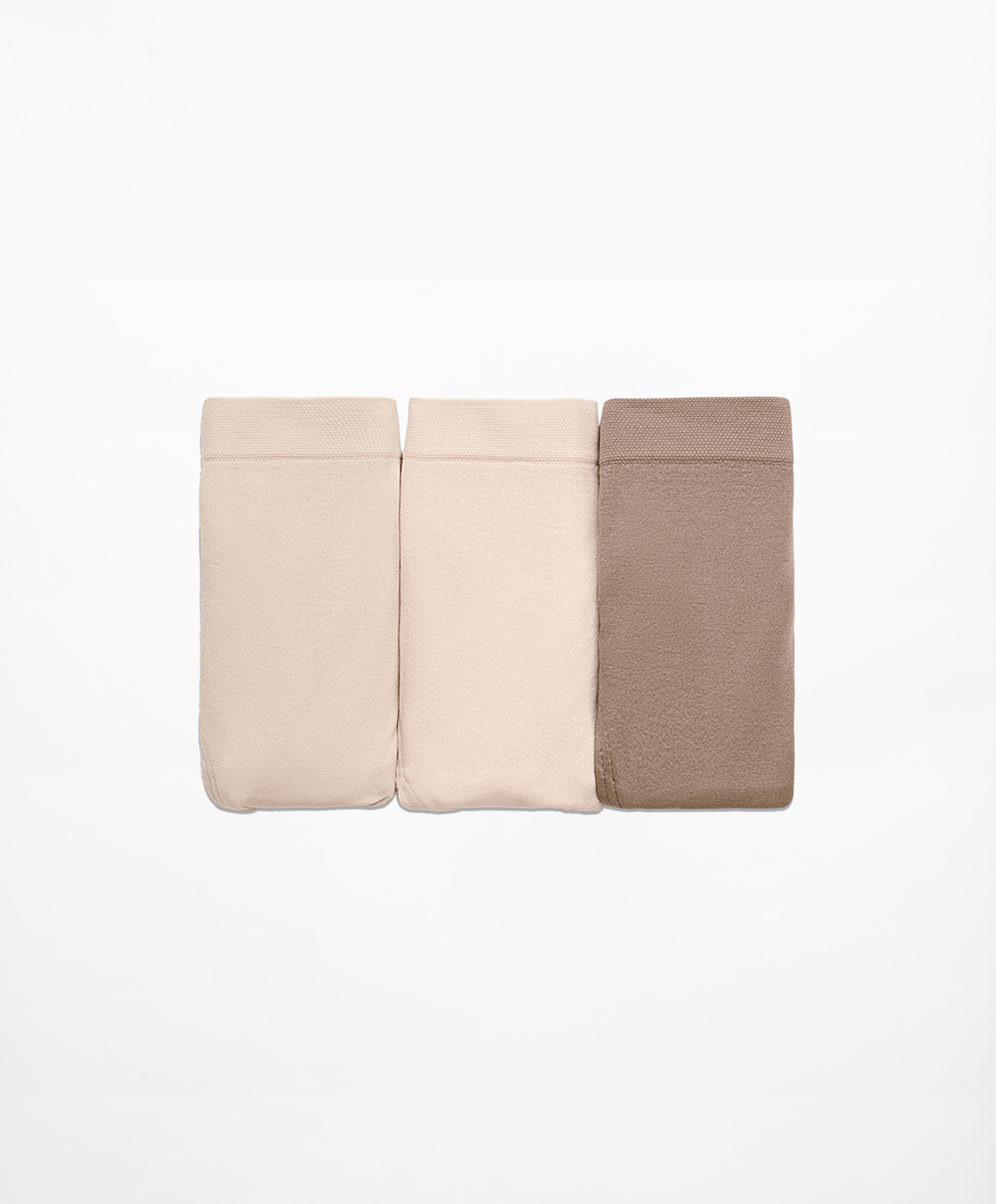 OYSHO 3 seamless soft-touch thongs