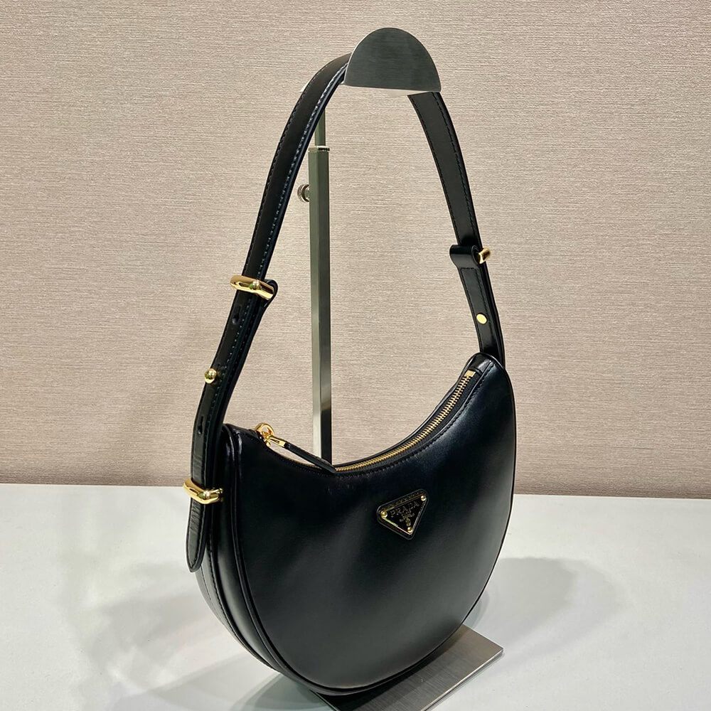 Prada Arqué small leather shoulder bag(HIGH-END GRADE) - Top Club