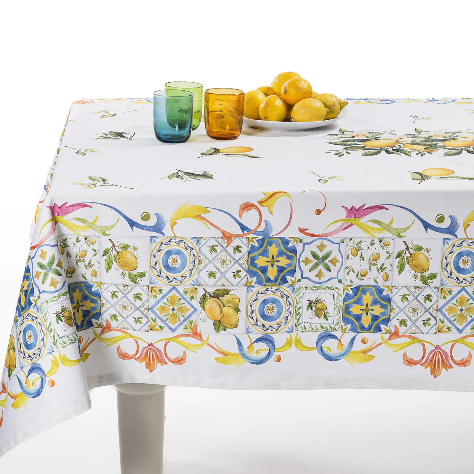 Tovaglia In Cotone Sorrento Cm. 150X240 Unica Caleffi