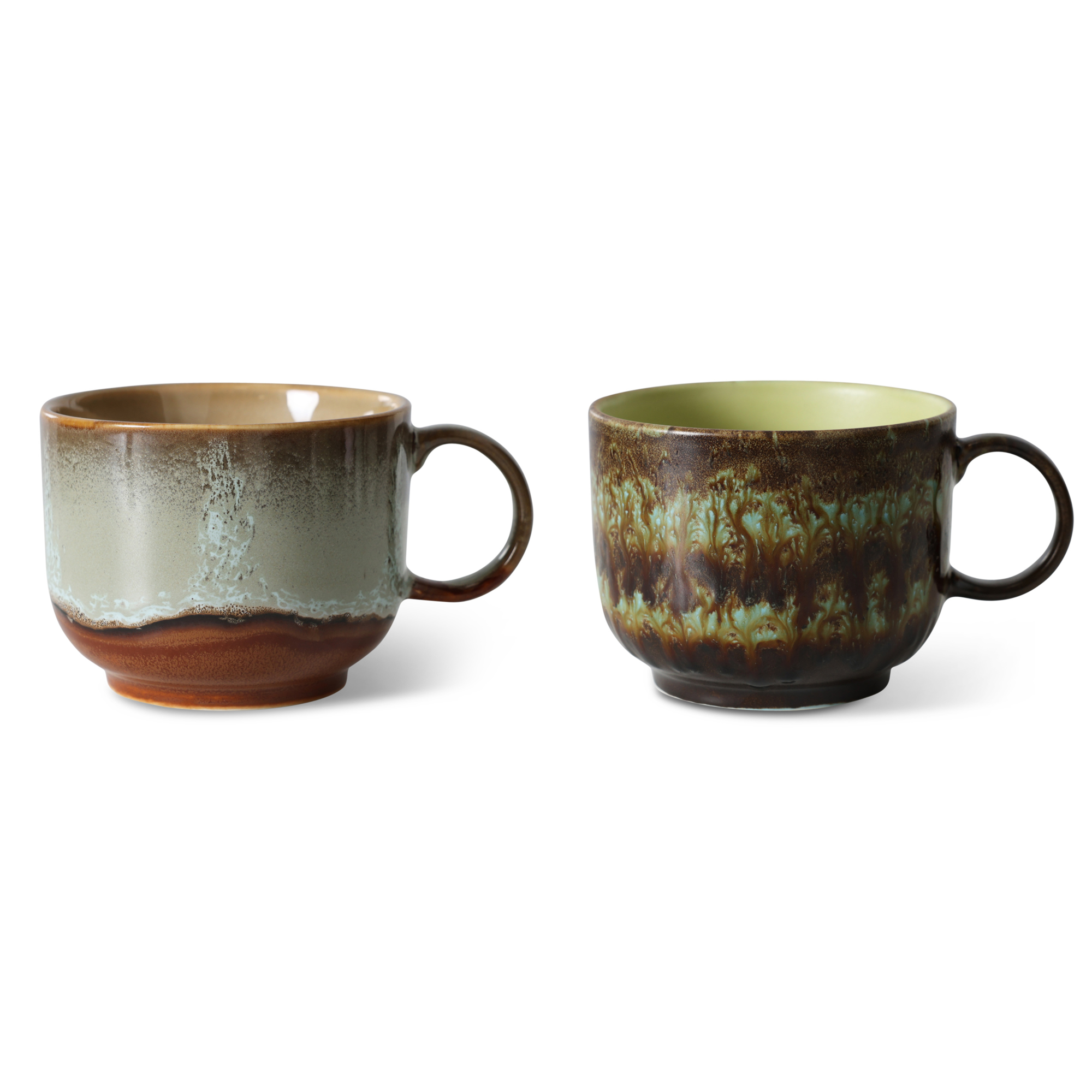 Servies 70s ceramics: thee mok odyssey - set van 2