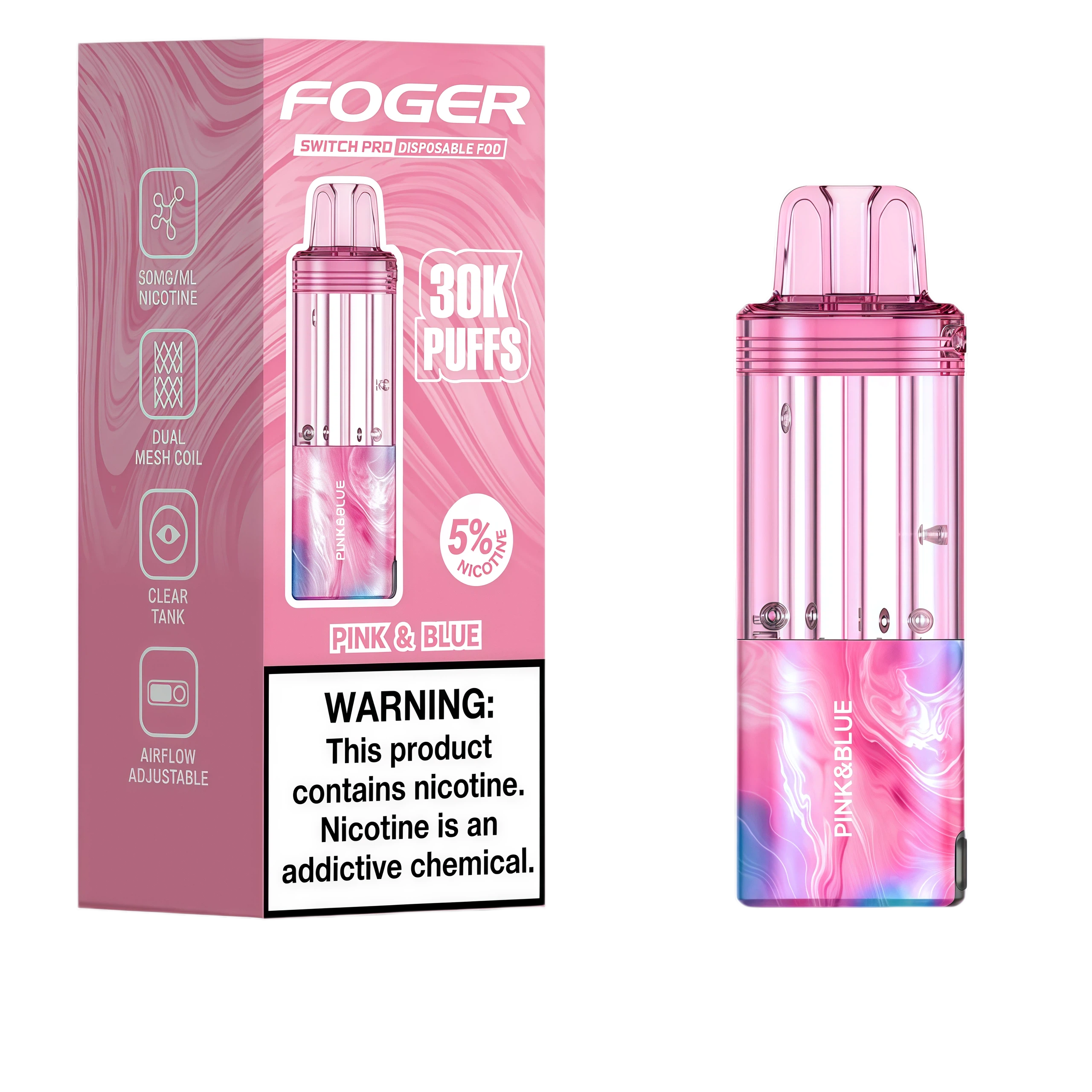 Pink & Blue - Foger Vapes