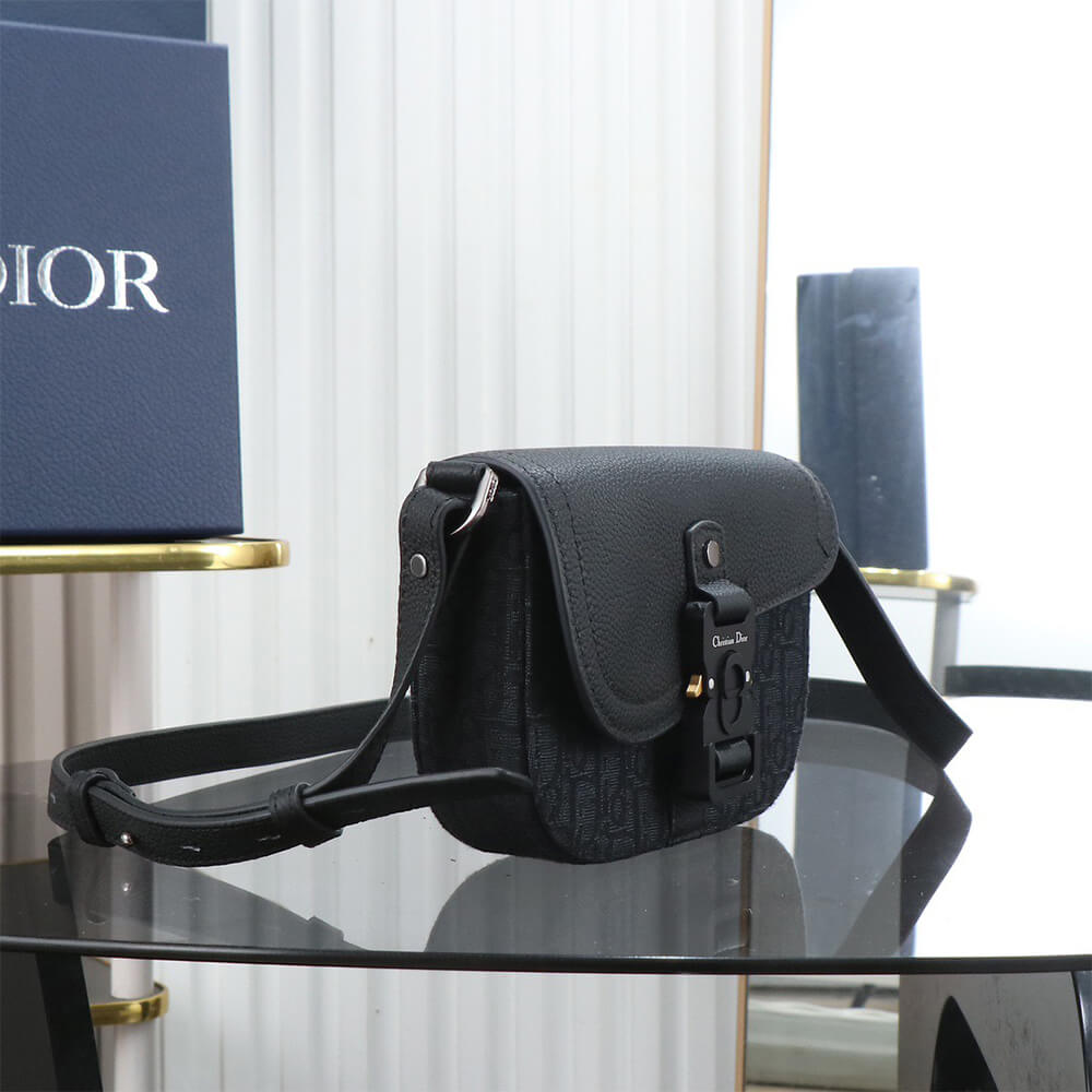 Dior Mini Saddle Messenger Bag with Flap - Top Club