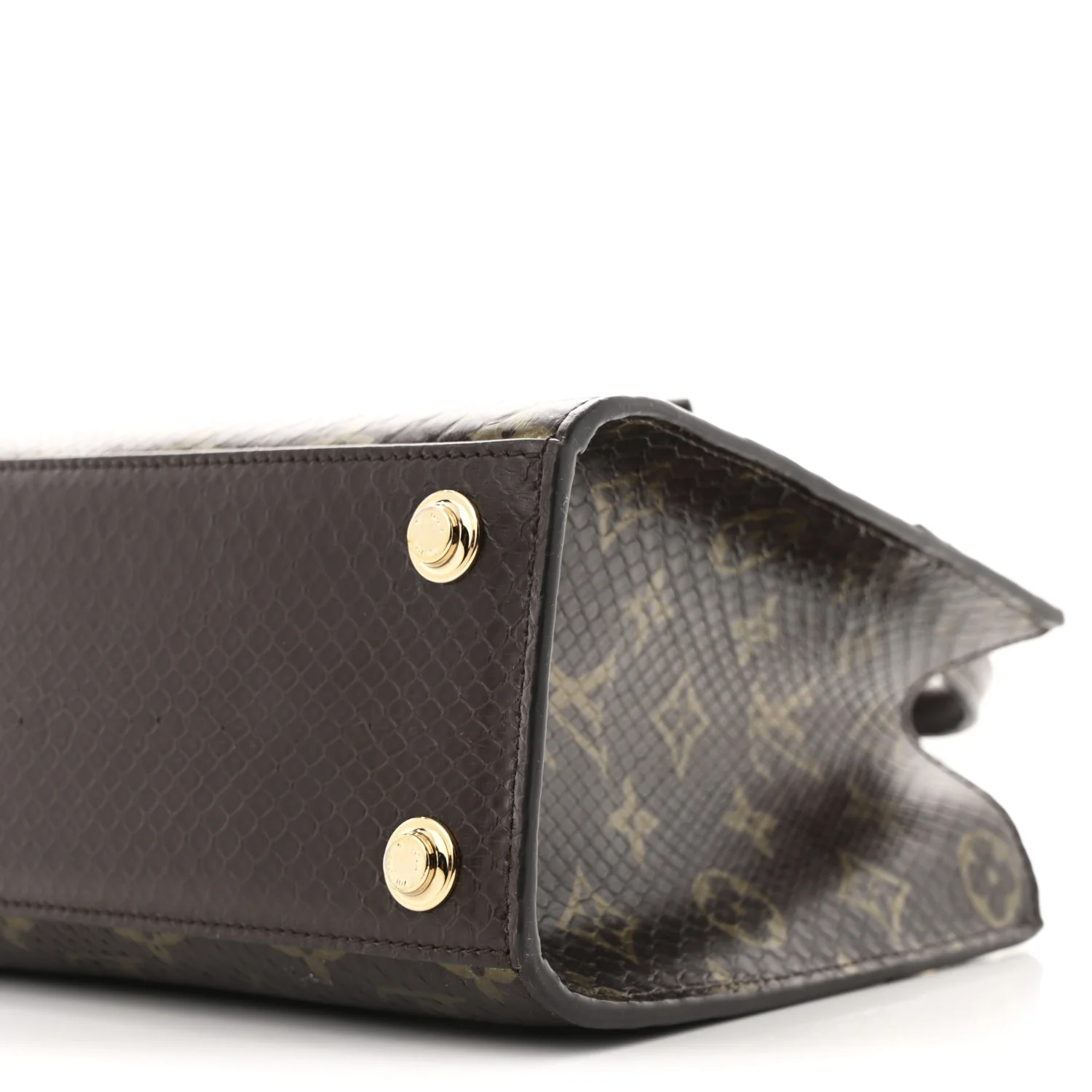 Snakeskin Monogram City Steamer Mini Brown - Top Club