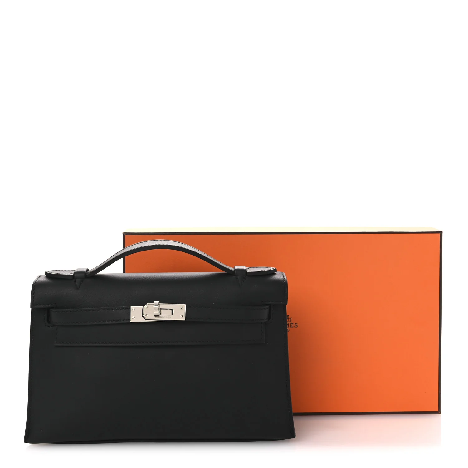 Swift Kelly Pochette Clutch Black - Top Club
