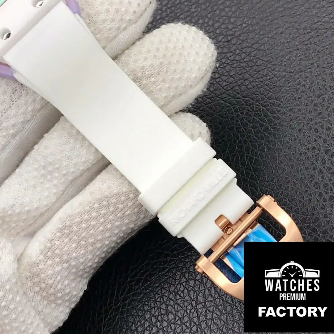 Richard Mille RM-07 Bon Bon RM Factory White Strap