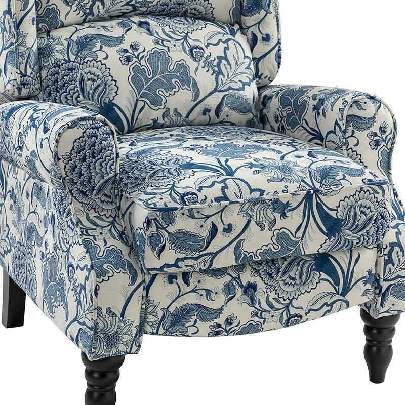 Erdeni Upholstered Manual Wingback Recliner Chair