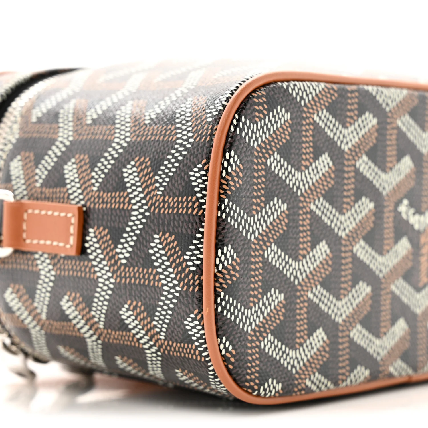 Goyardine Muse Mini Vanity Case Black Gold - Top Club