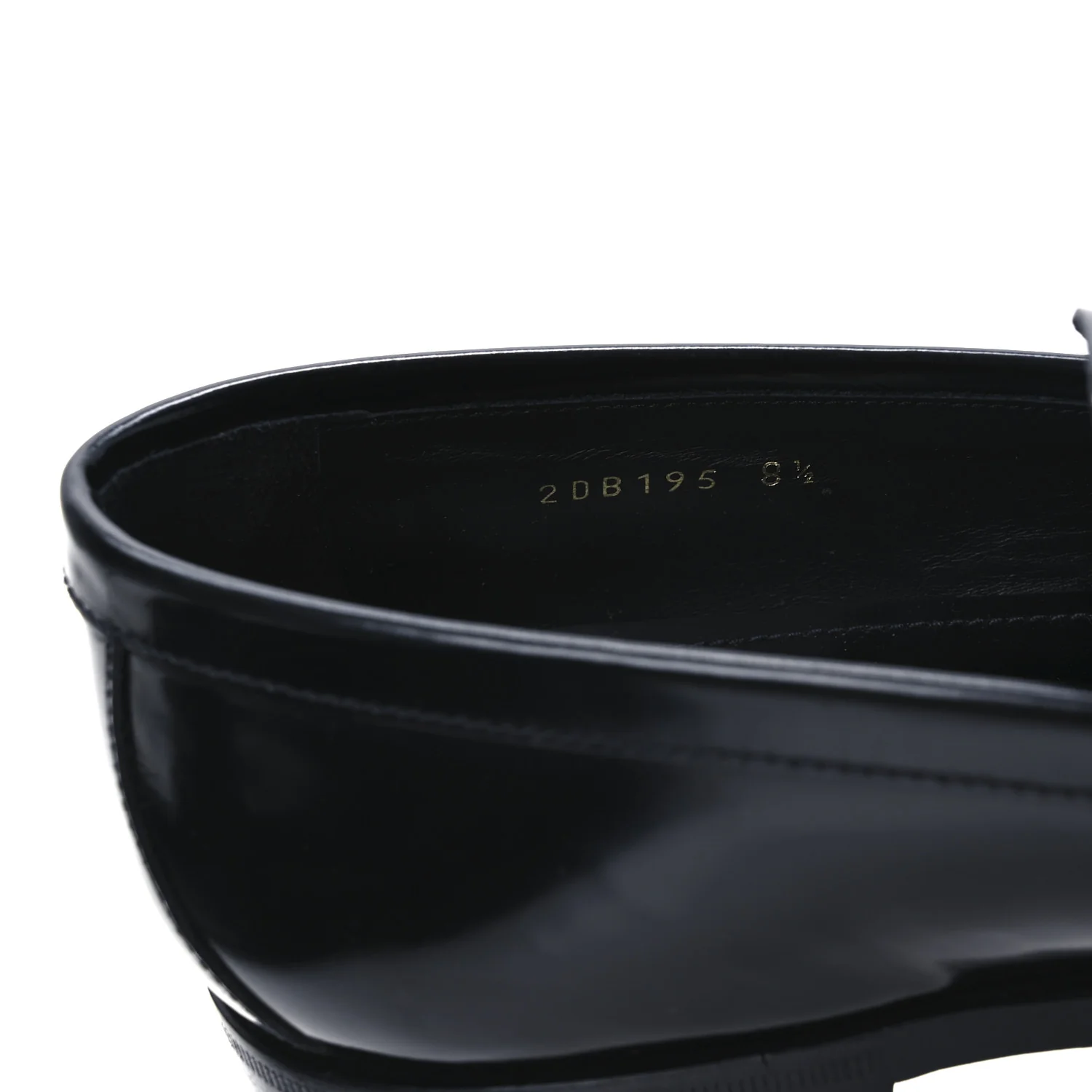 Spazzolato Fume Metal Triangle Logo Mens Loafers 8.5 Black - Top Club