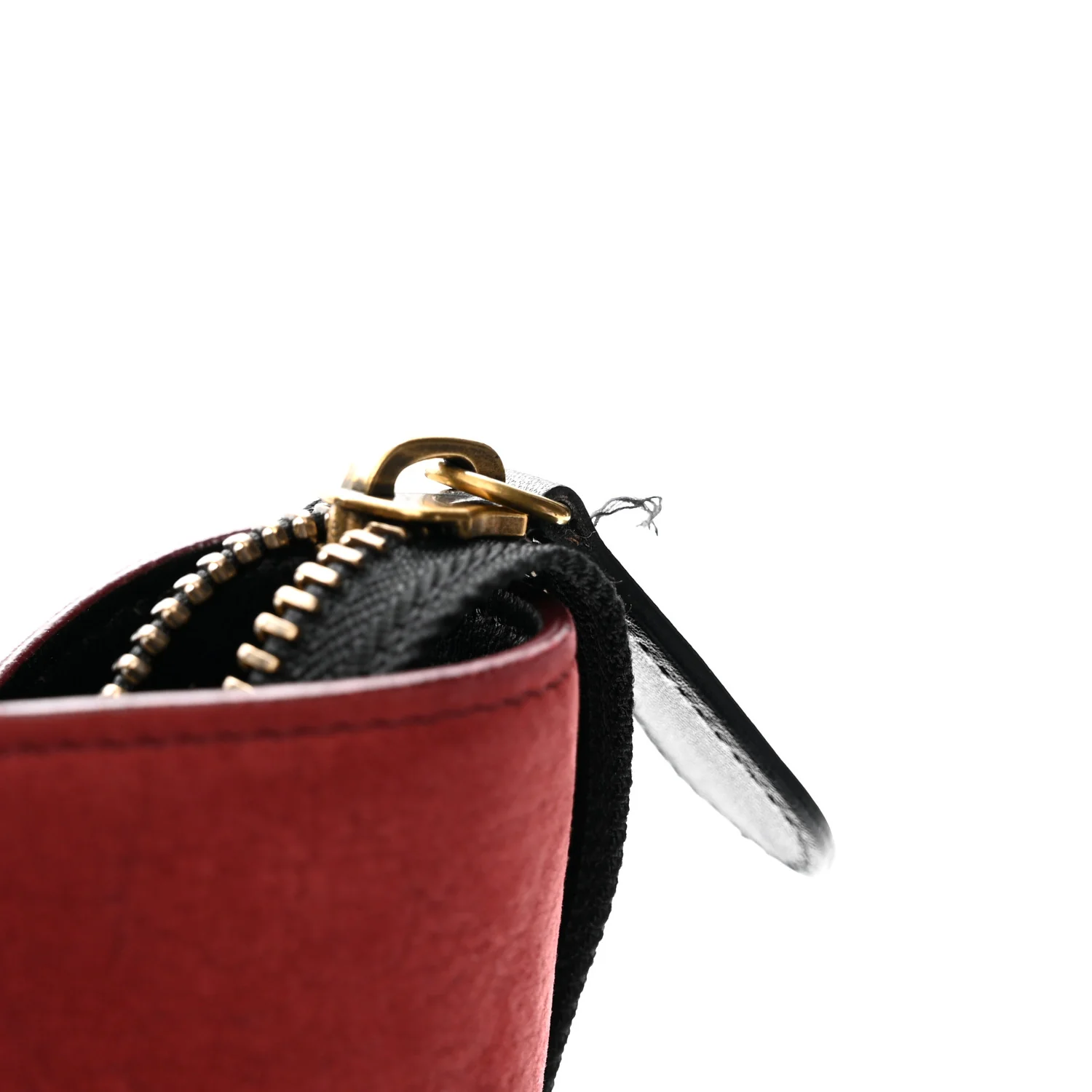 Bullhide Calfskin Suede Mini Tri-Color Luggage Dark Ruby - Top Club