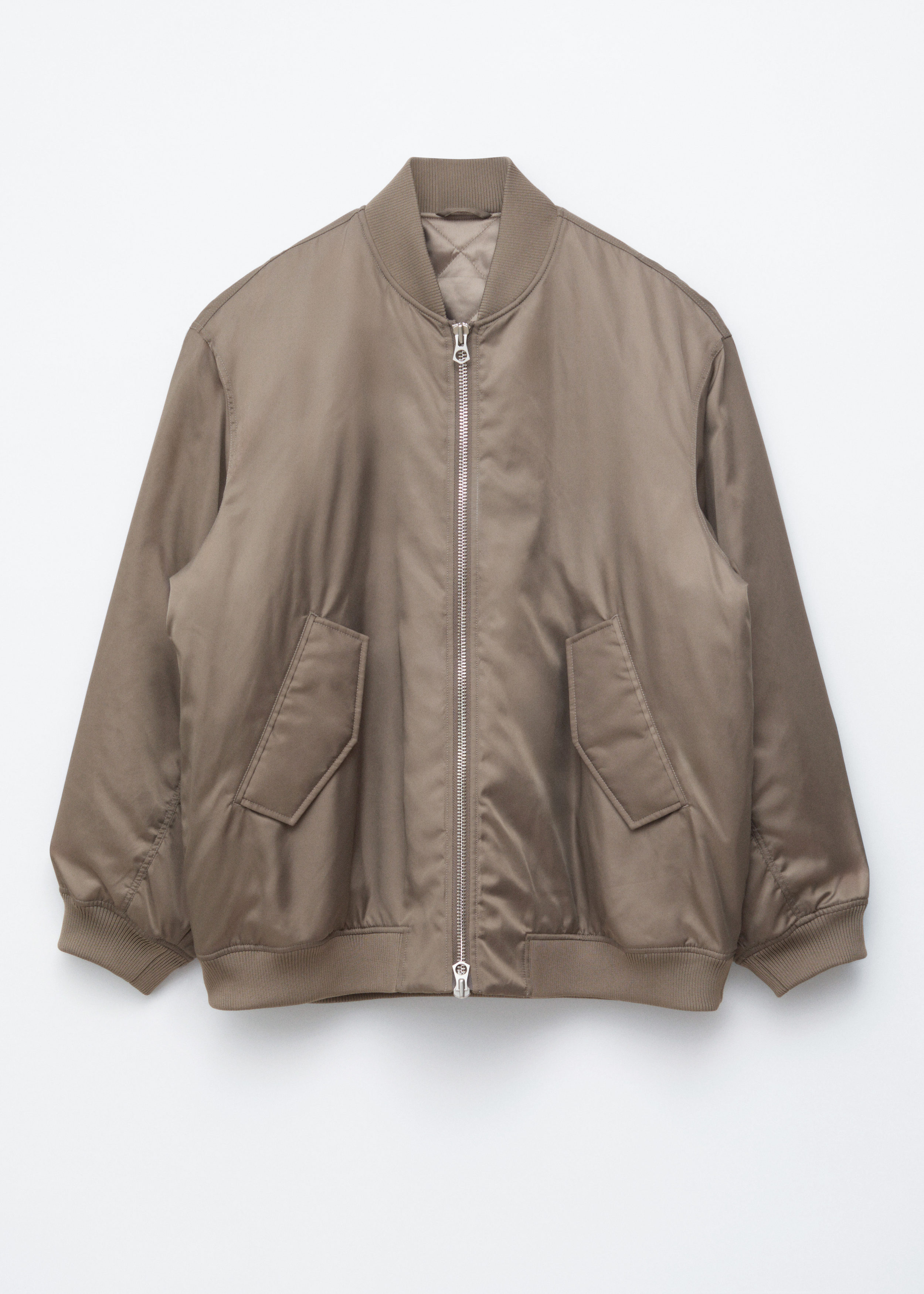 & Other Stories LONG BOMBER JACKET