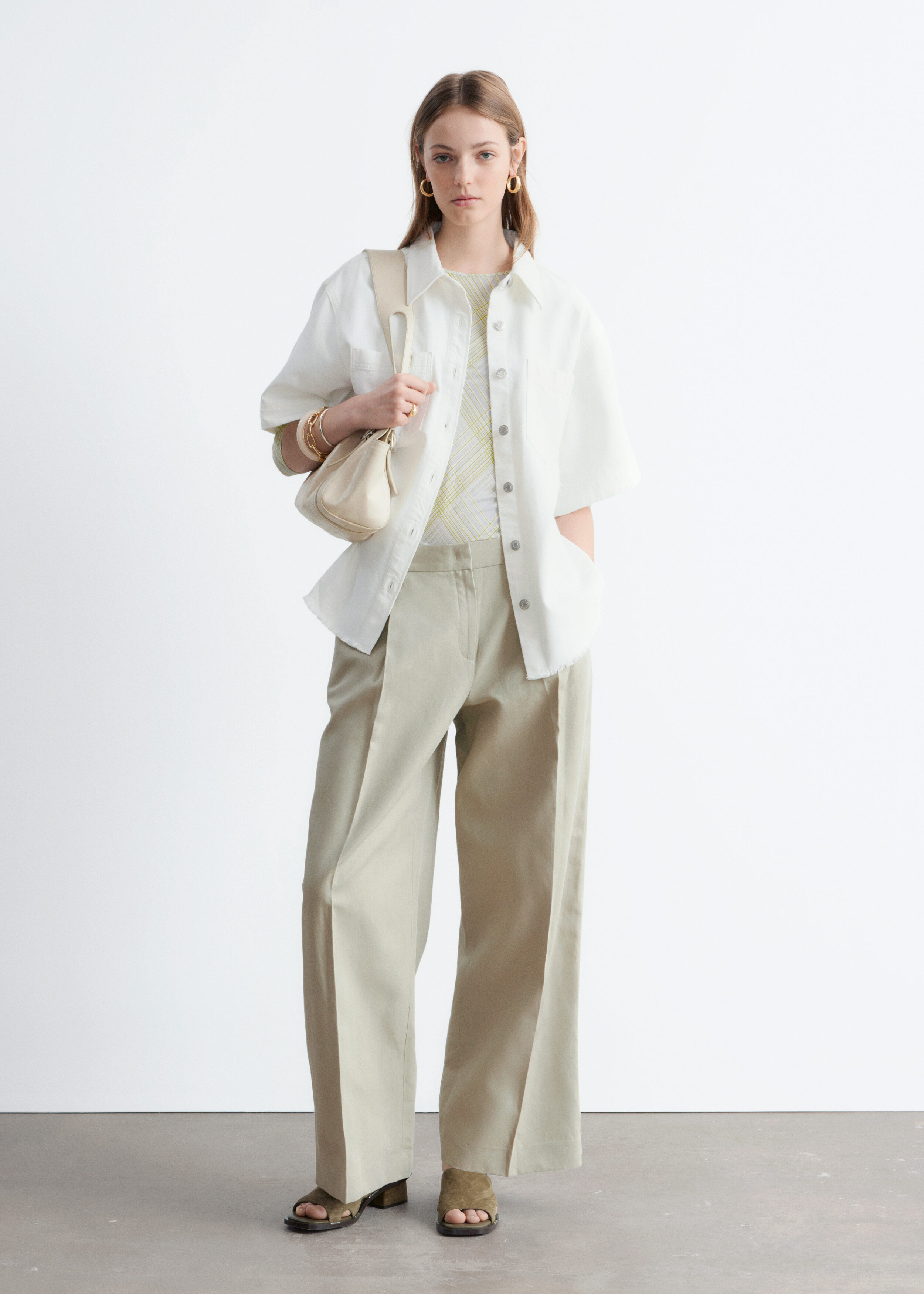 & Other Stories RELAXED SHORT-SLEEVE DENIM SHIRT