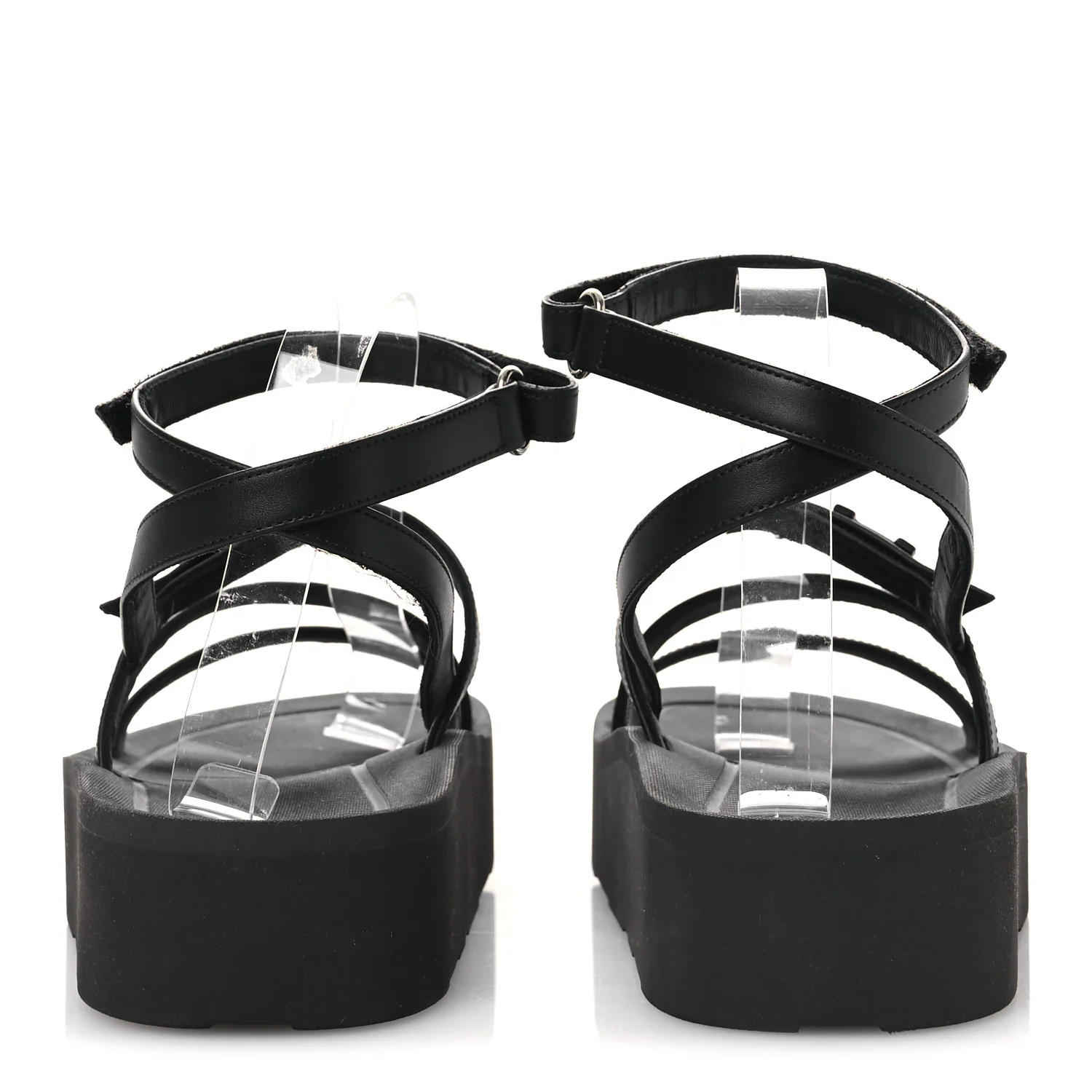 Nappa Liberte Sandals 38 Black - Top Club