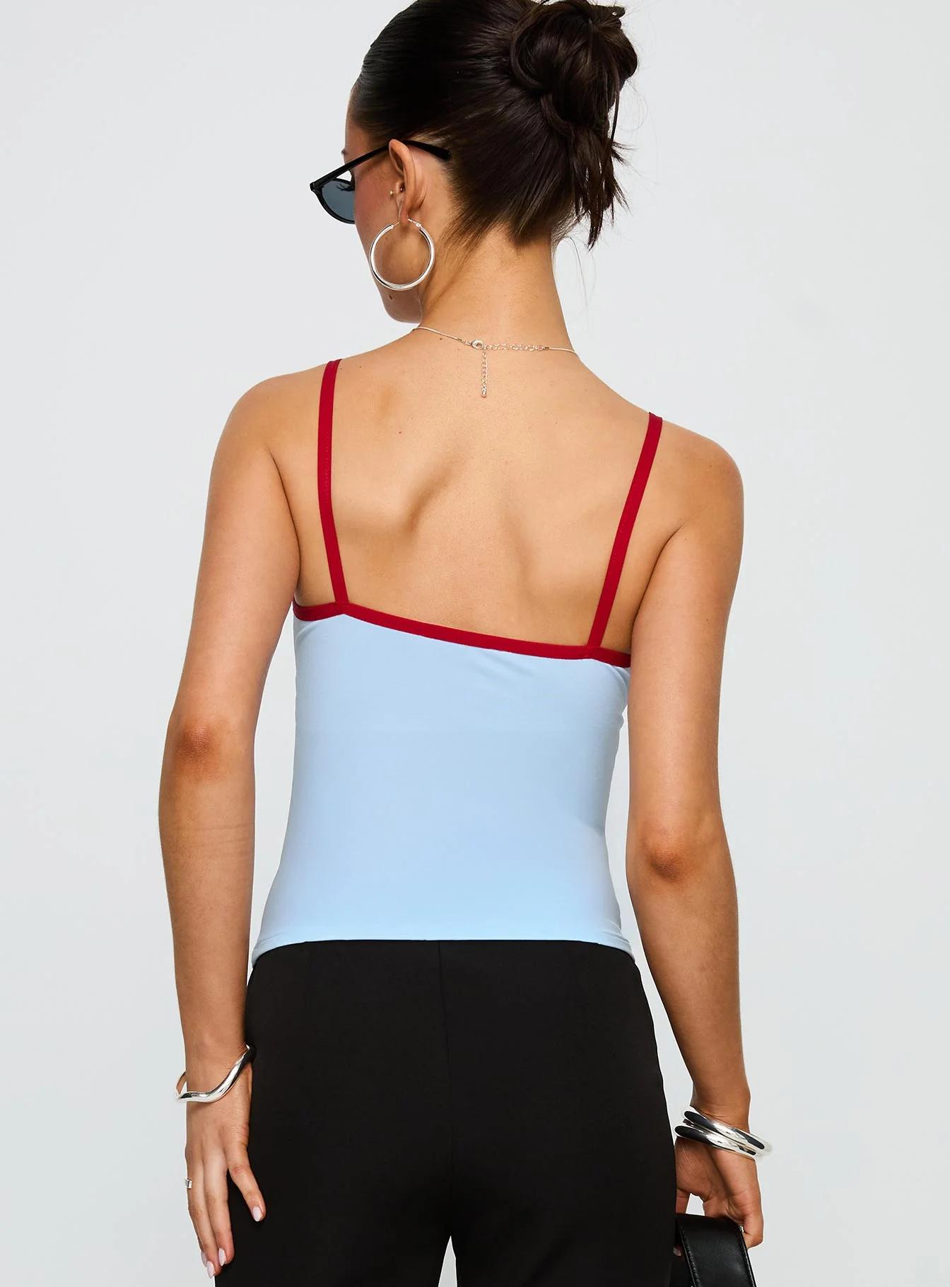 Tiera Top Blue / Red