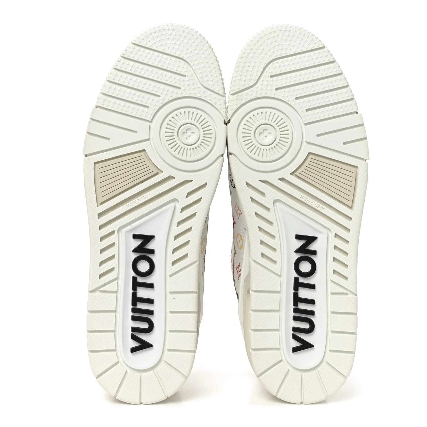 LV X TM Calfskin Monogram Multicolor Womens LV Trainer Sneakers 39 White Multicolor - Top Club