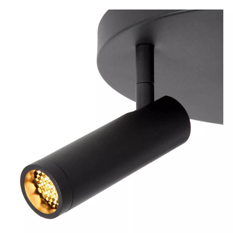 Spot Grado plafond 3-lichts zwart