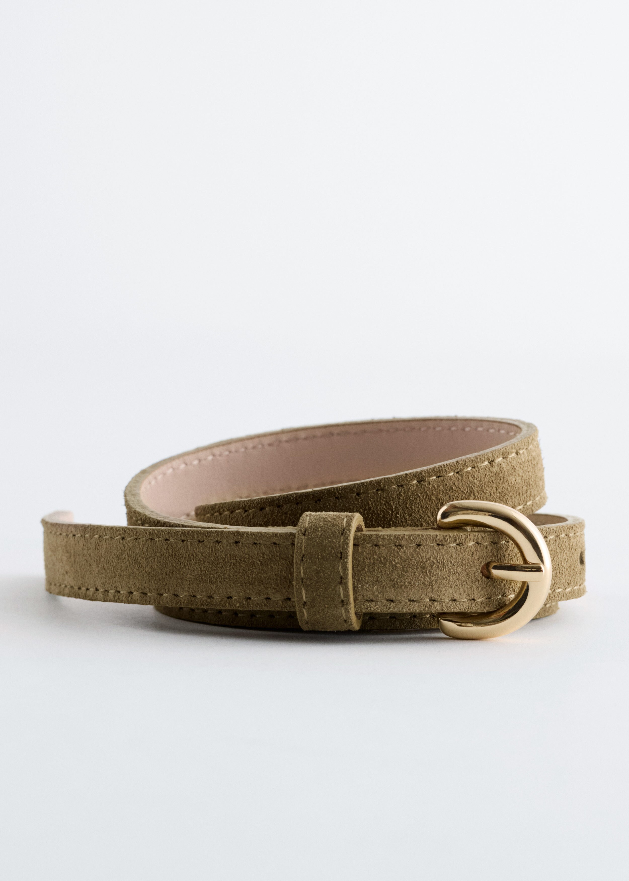 & Other Stories SLIM SUEDE BELT