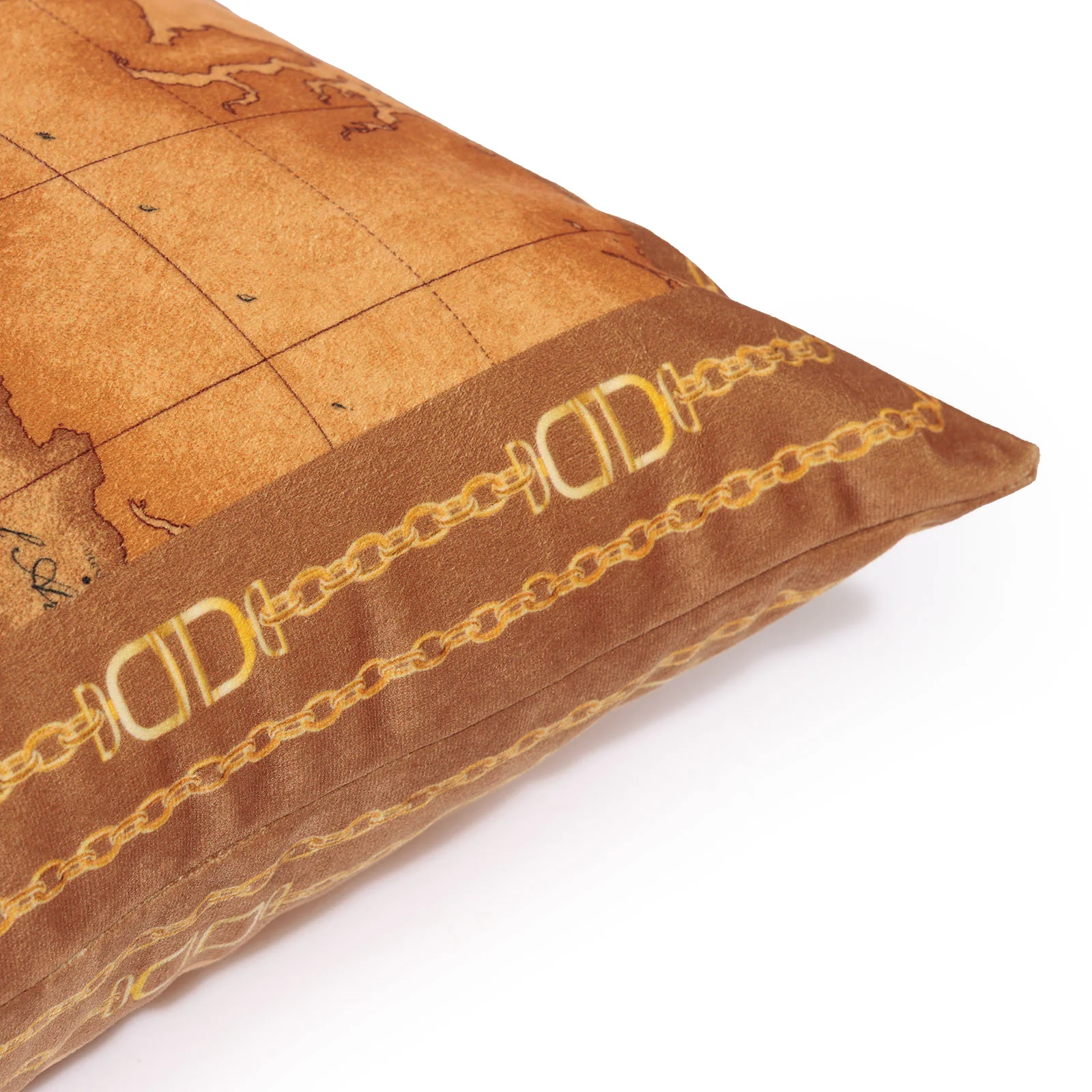 Cuscino Arredo In Raso Di Cotone Geo Safari Cm. 50X50 Unica Alviero Martini 1A Classe