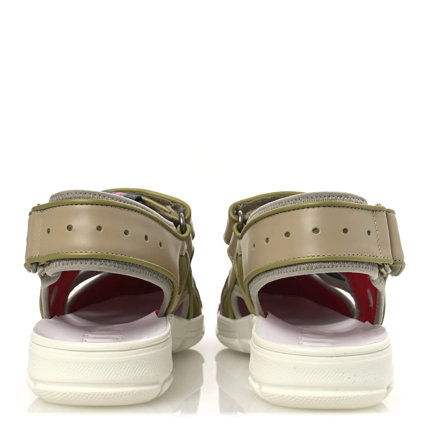 Mesh Fabric Tinsel Sport Sandals 36.5 Loess Sand Box Pink - Top Club