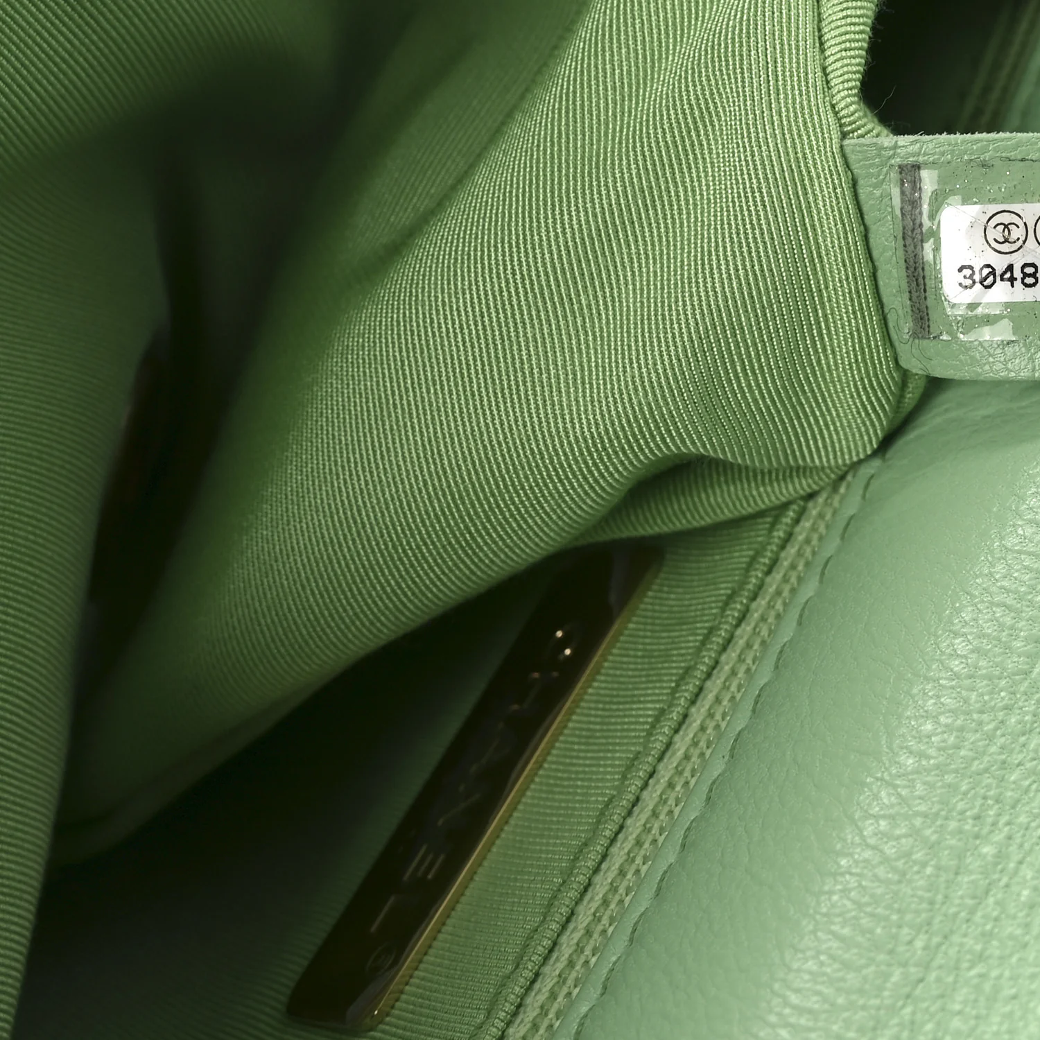 Goatskin Quilted Medium Chanel 19 Flap Light Green - Top Club
