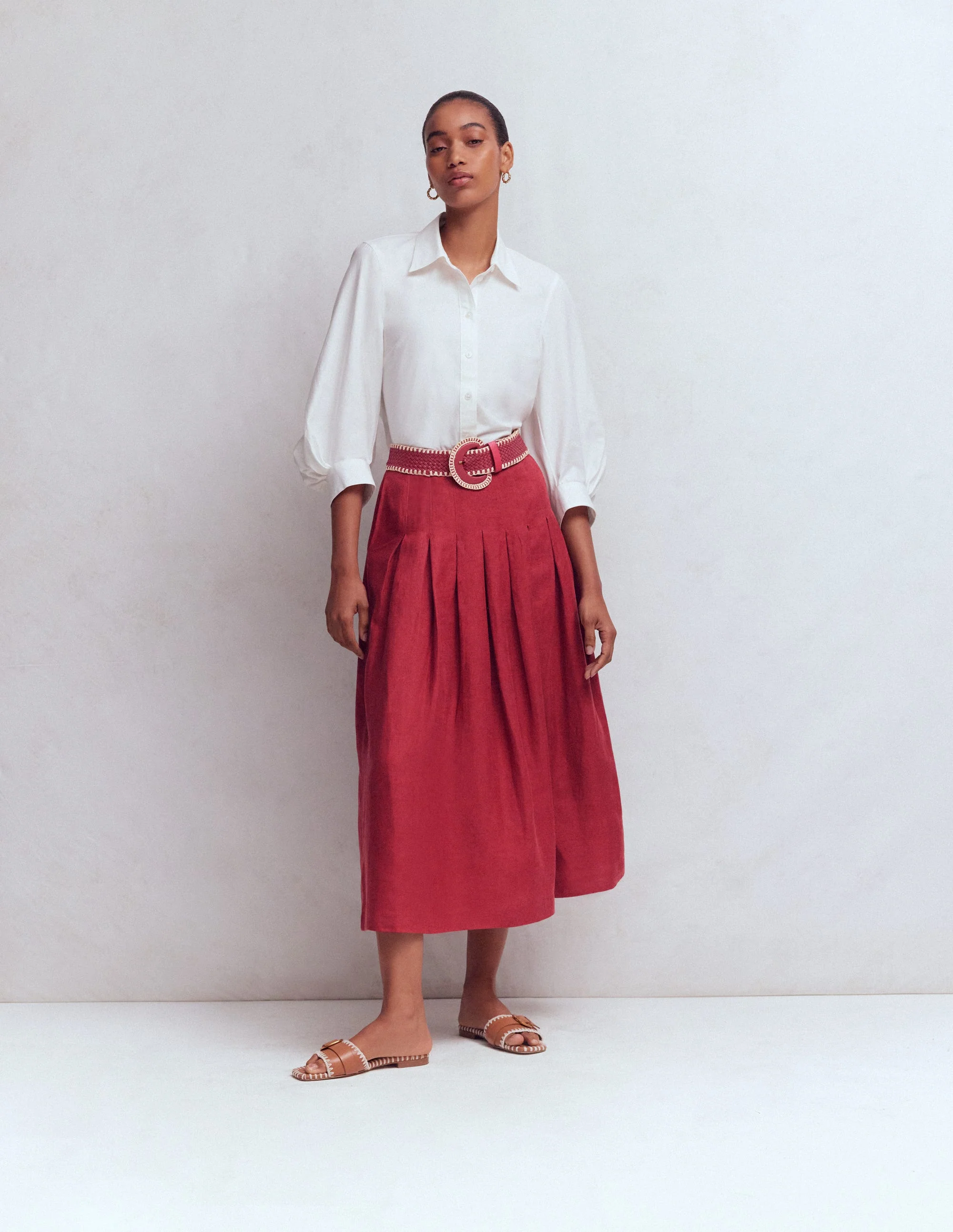 Caprihose-Sattes Smaragdgrün, Vichykaro